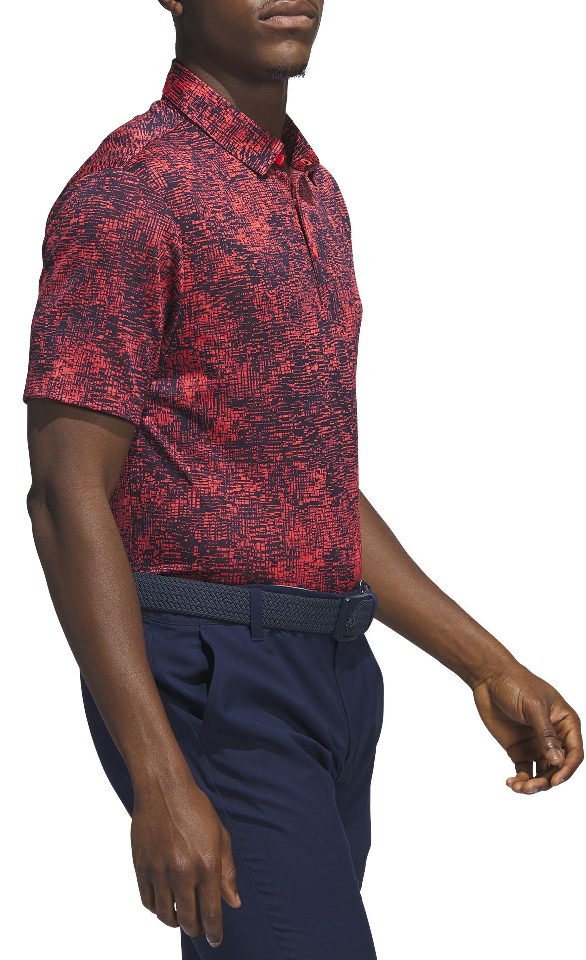 adidas Men's Aerial Jacquard Golf Polo