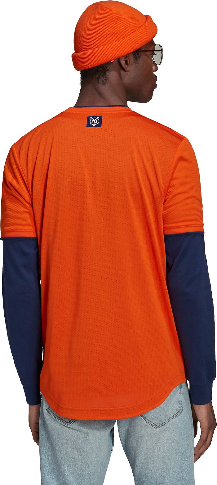 Men's Adidas Light Blue New York City FC 2023 The Interboro Kit Authentic Jersey Size: Medium