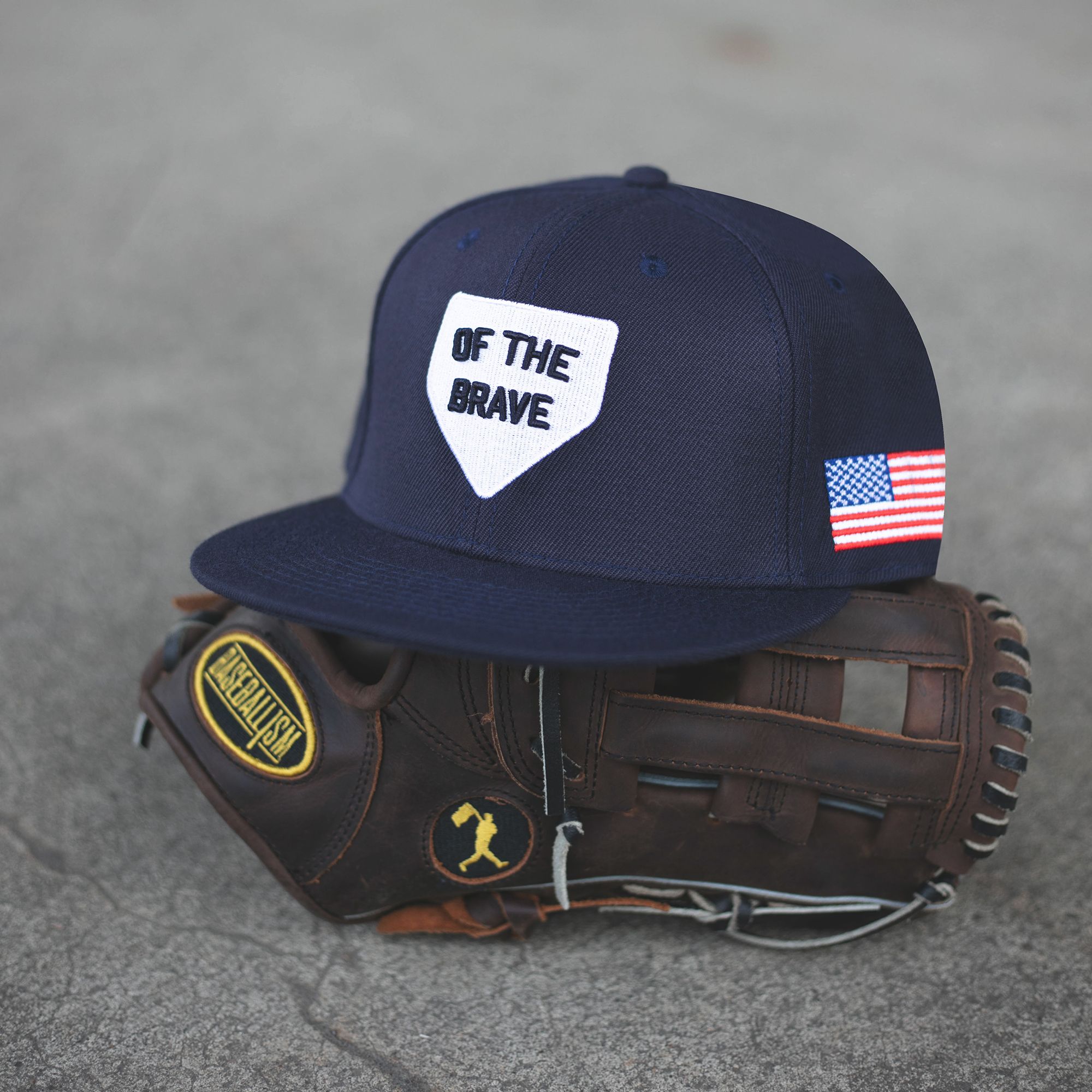 Baseballism Home of the Brave Camo Snapback product image