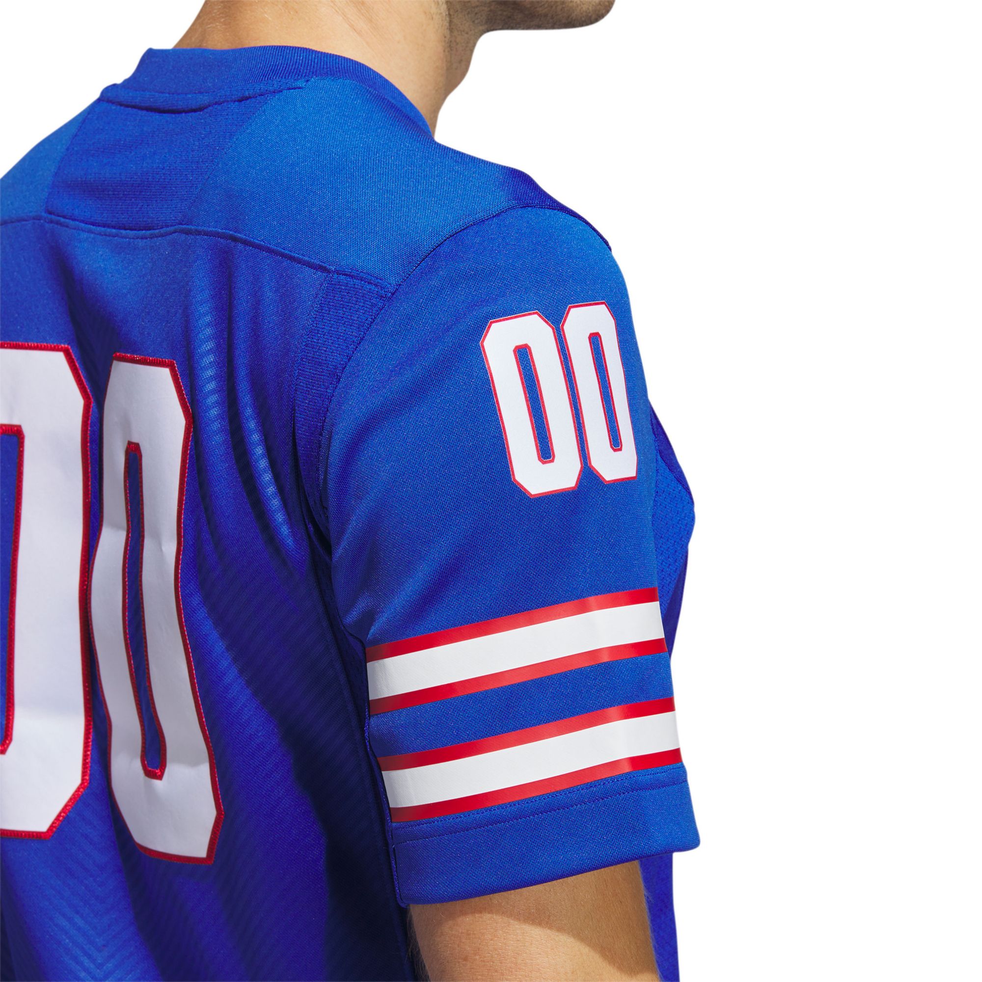 adidas Men's Kansas Jayhawks Blue Premier Replica Football Jersey product image