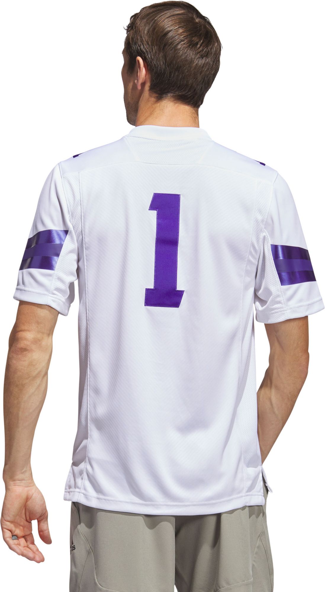 adidas Men's Washington Huskies White Premier Replica Football Jersey product image