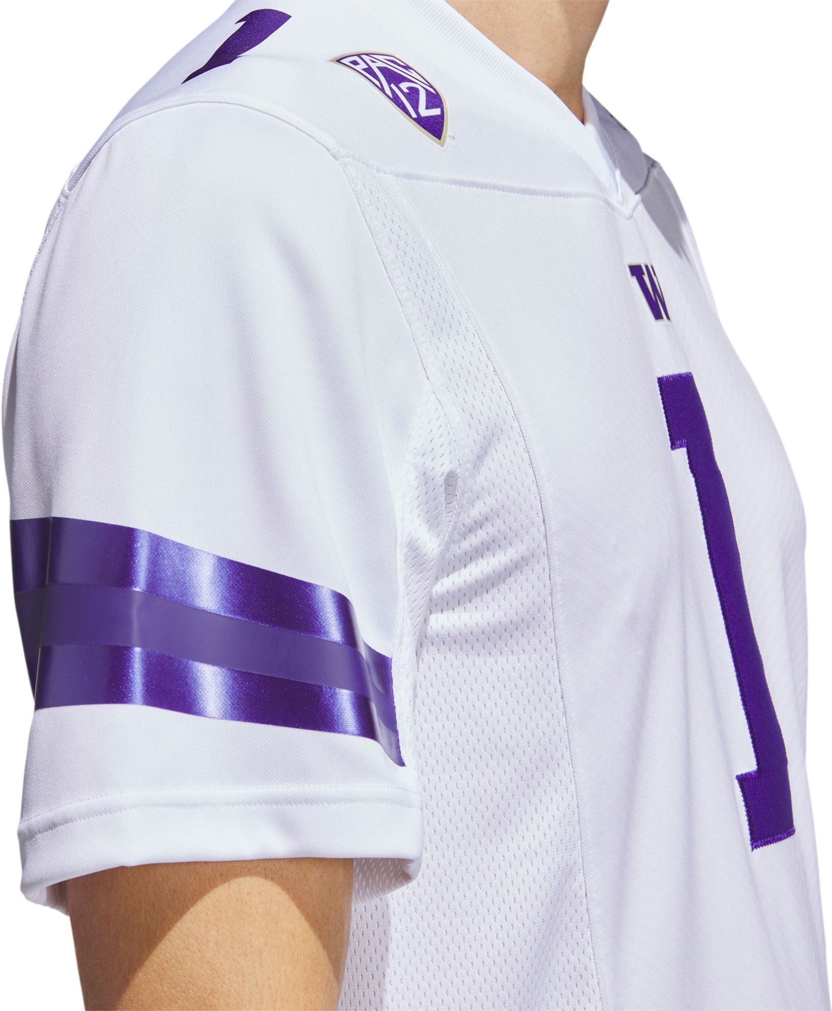 adidas Men's Washington Huskies White Premier Replica Football Jersey product image