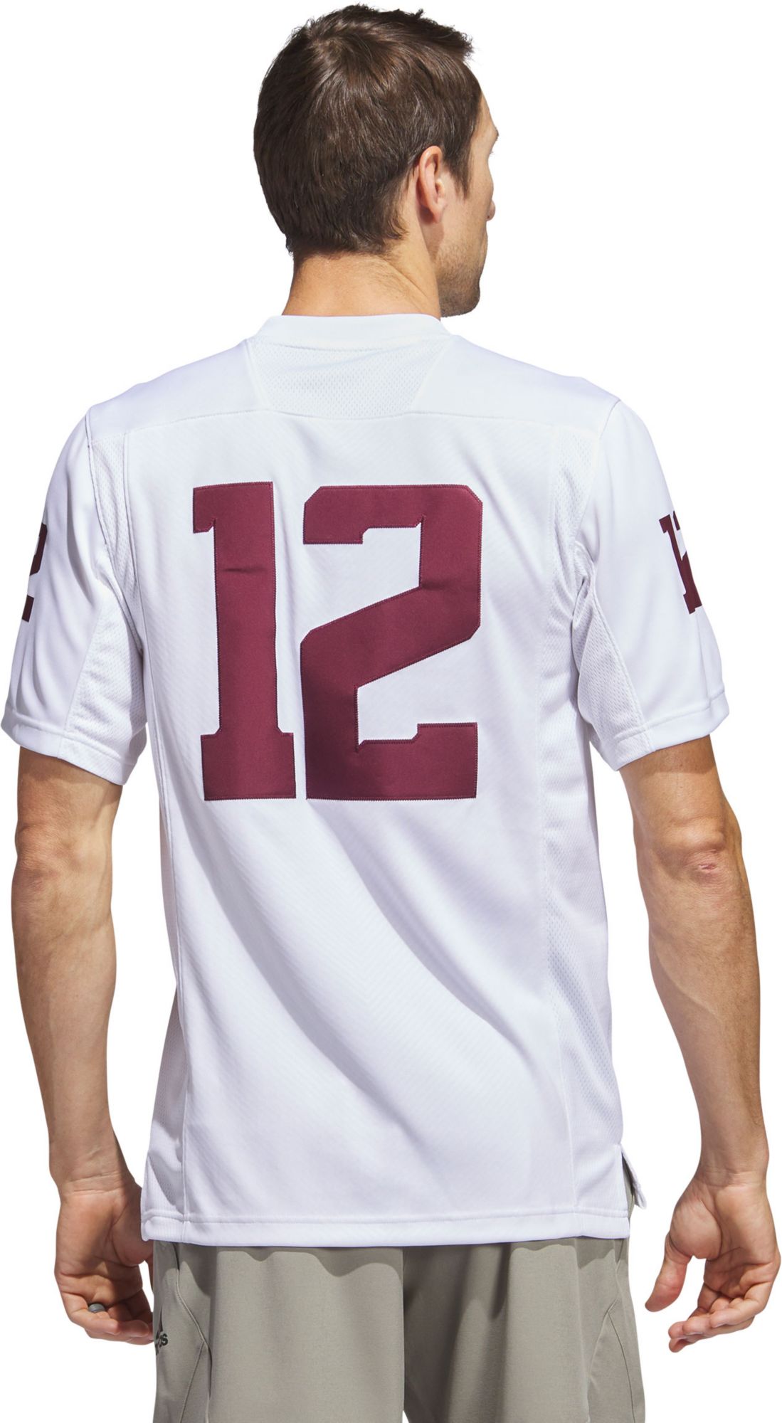 adidas Men's Texas A&M Aggies White Premier Replica Football Jersey product image