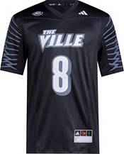 adidas Louisville Football Off-Field Ghost Jersey - Black