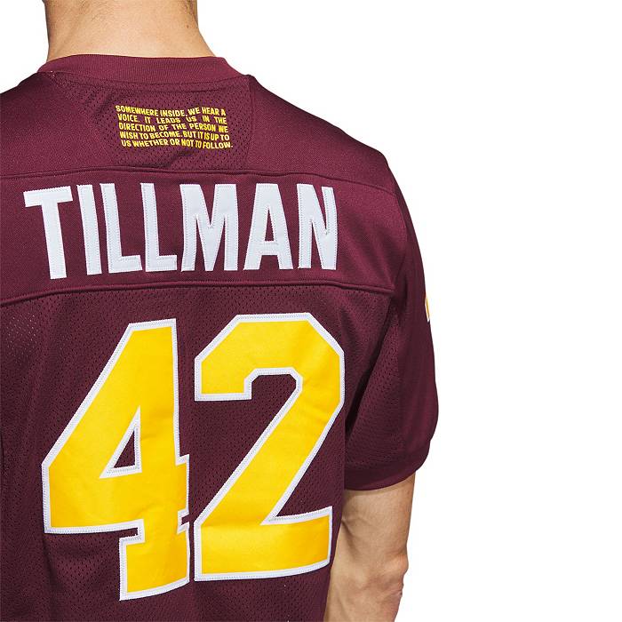 adidas Men's Arizona State Sun Devils Pat Tillman #42 Maroon Premier  Football Jersey