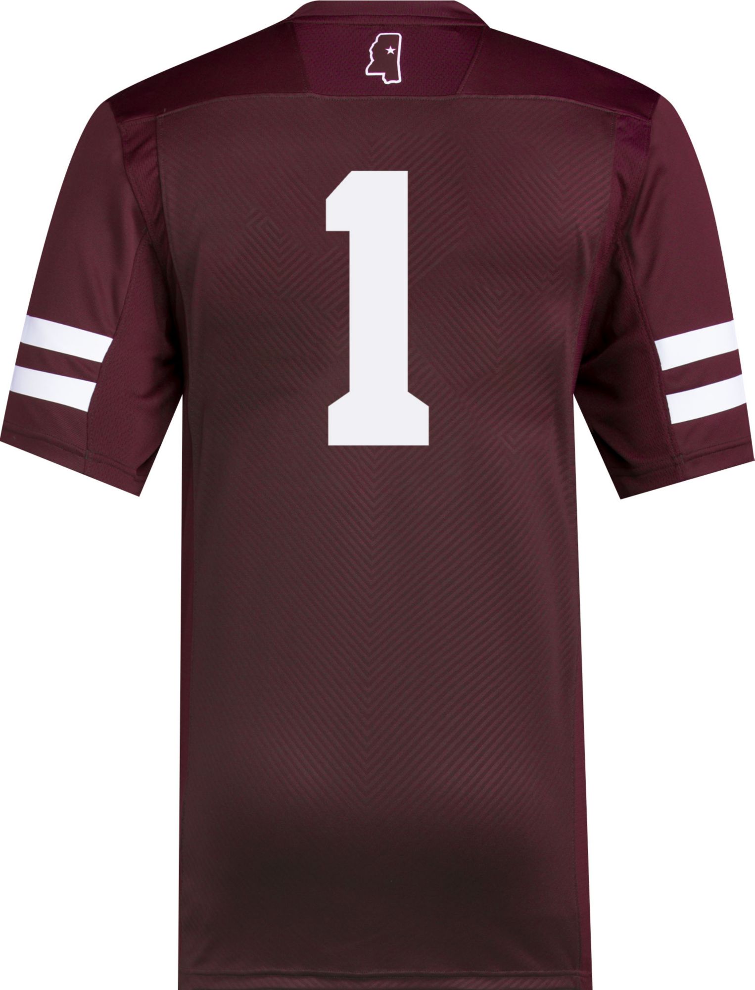 adidas Men's Mississippi State Bulldogs Maroon Premier Replica Football Jersey product image