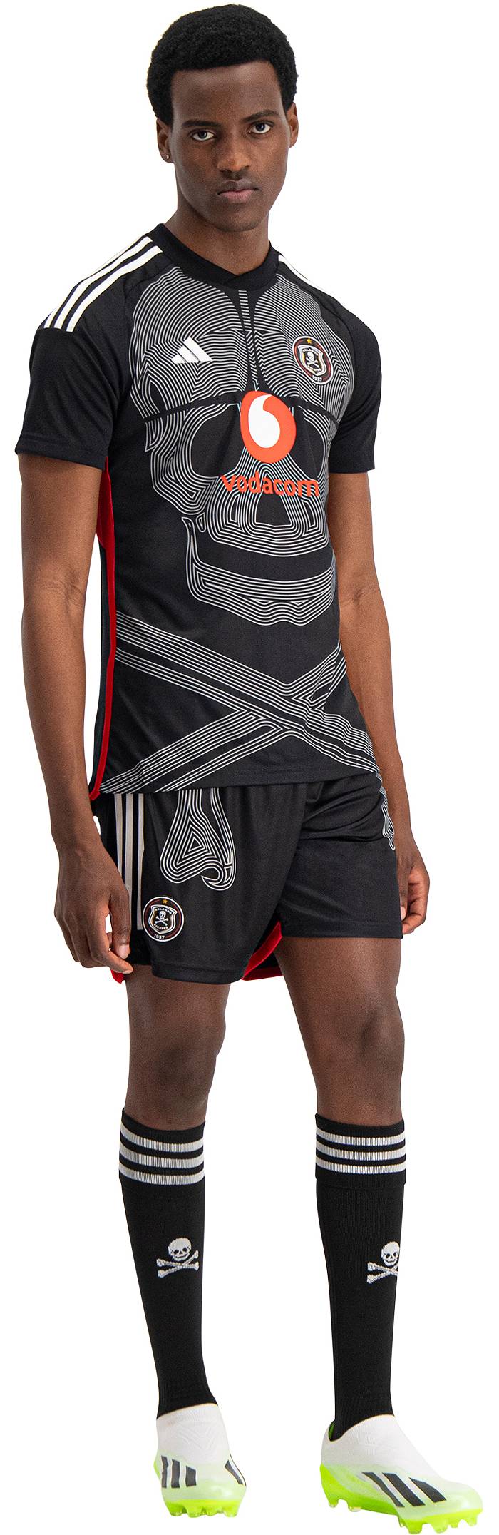 Jersey Mens Orlando Pirates Football Club Away Red 19 / 20 - Official  Merchandise