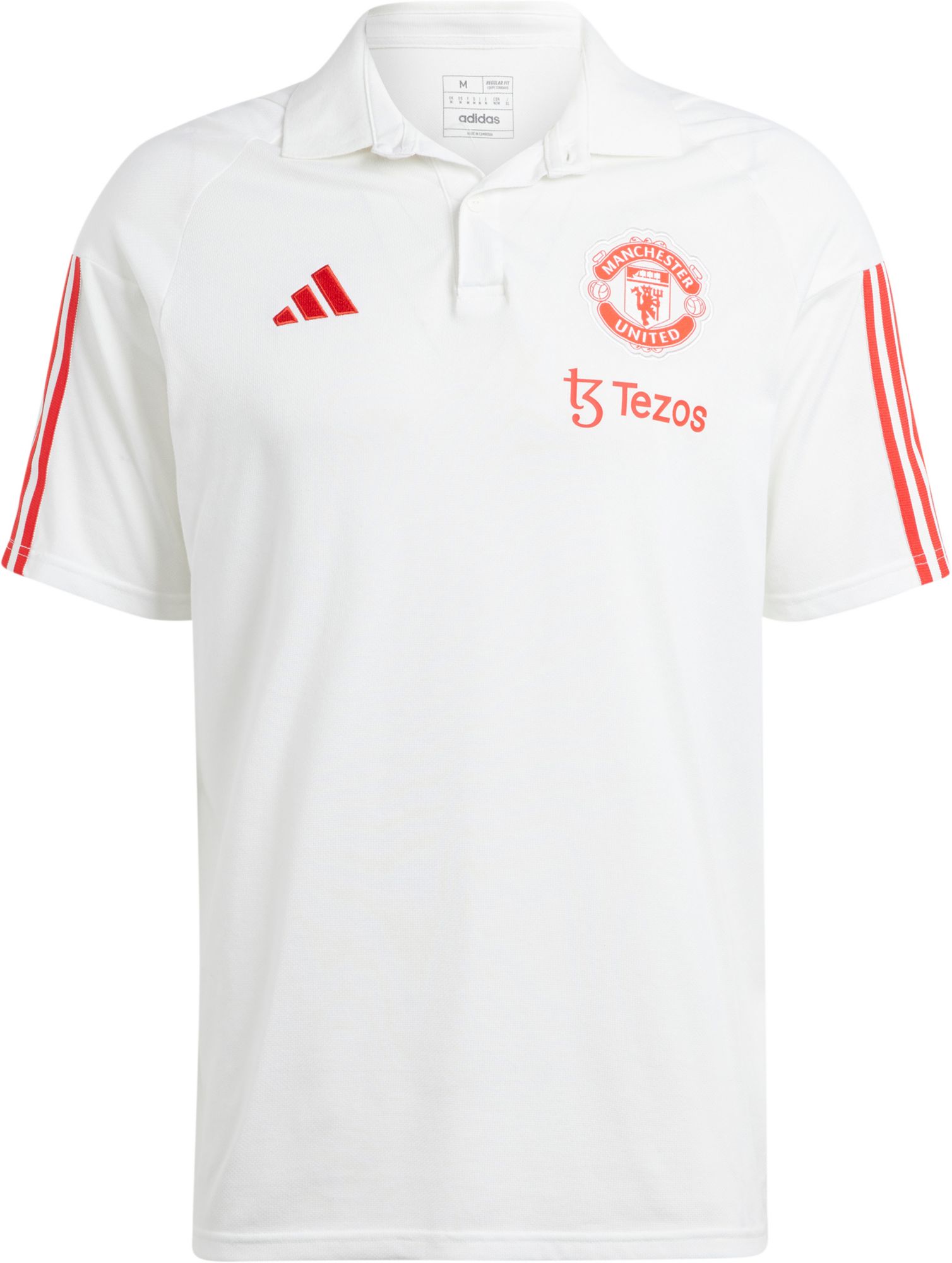 adidas Manchester United 2023 Off White Training Polo