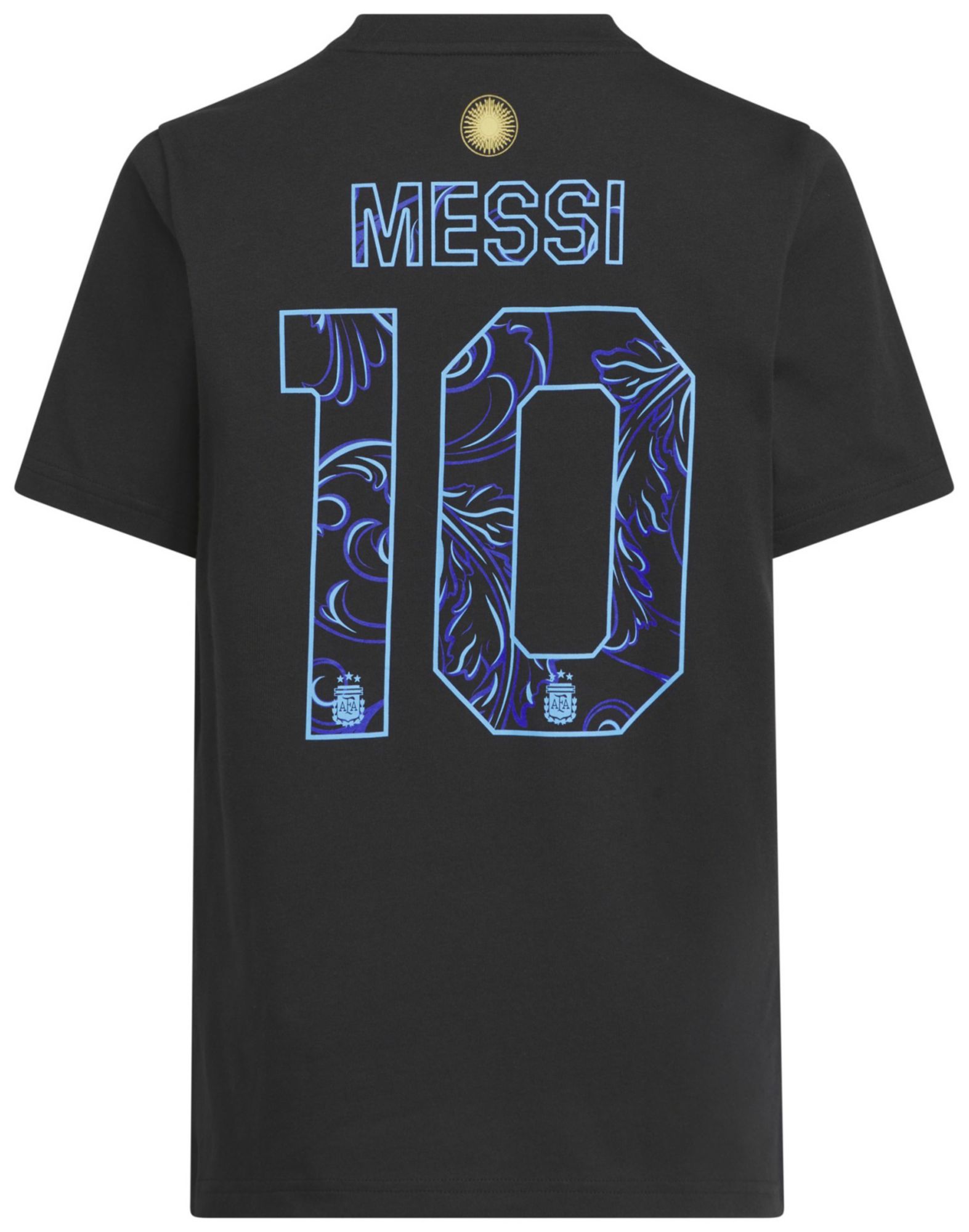 adidas Youth Argentina Lionel Messi #10 Black 2026 Away Jersey product image