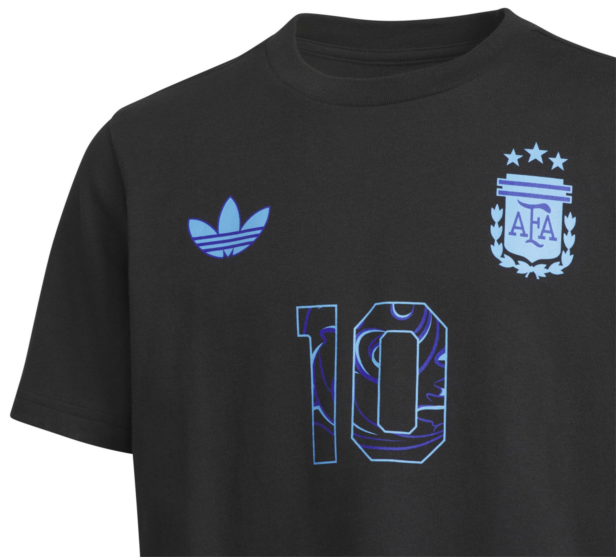 adidas Youth Argentina Lionel Messi #10 Black 2026 Away Jersey product image
