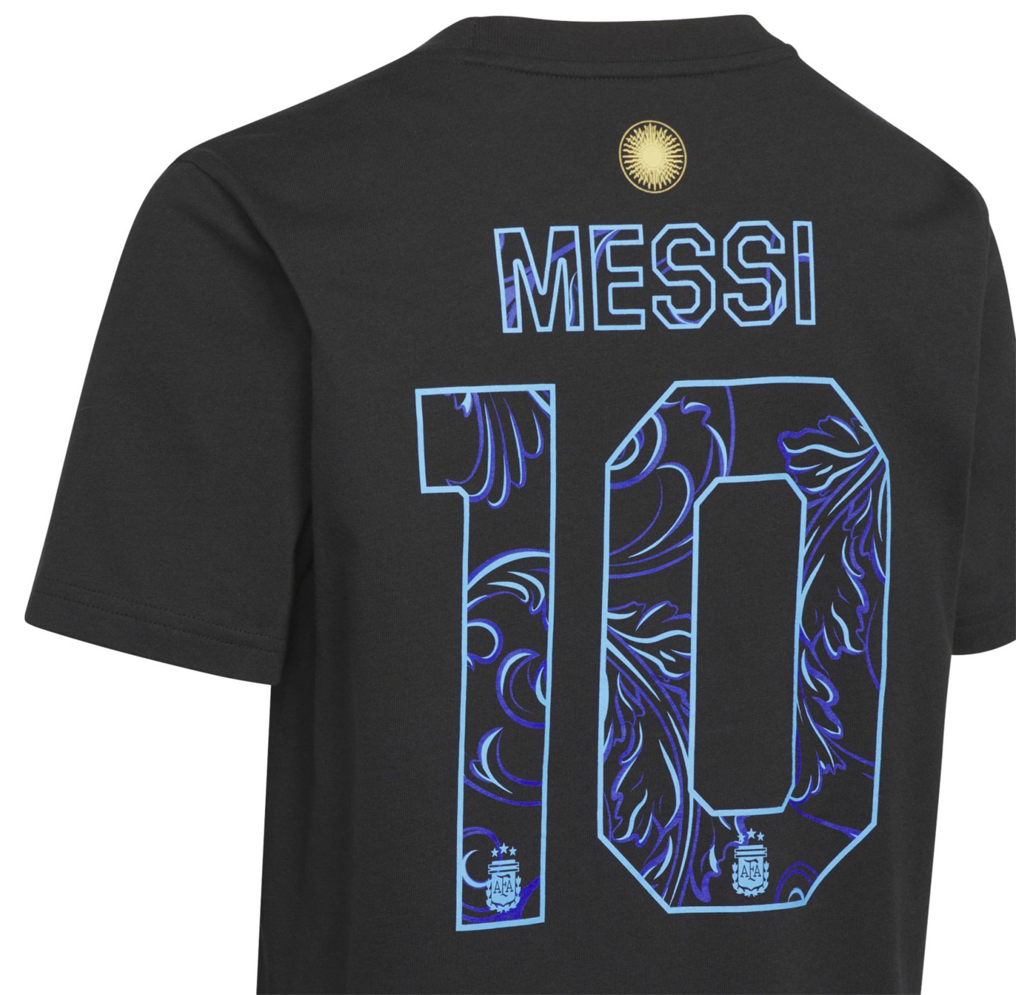 adidas Youth Argentina Lionel Messi #10 Black 2026 Away Jersey product image