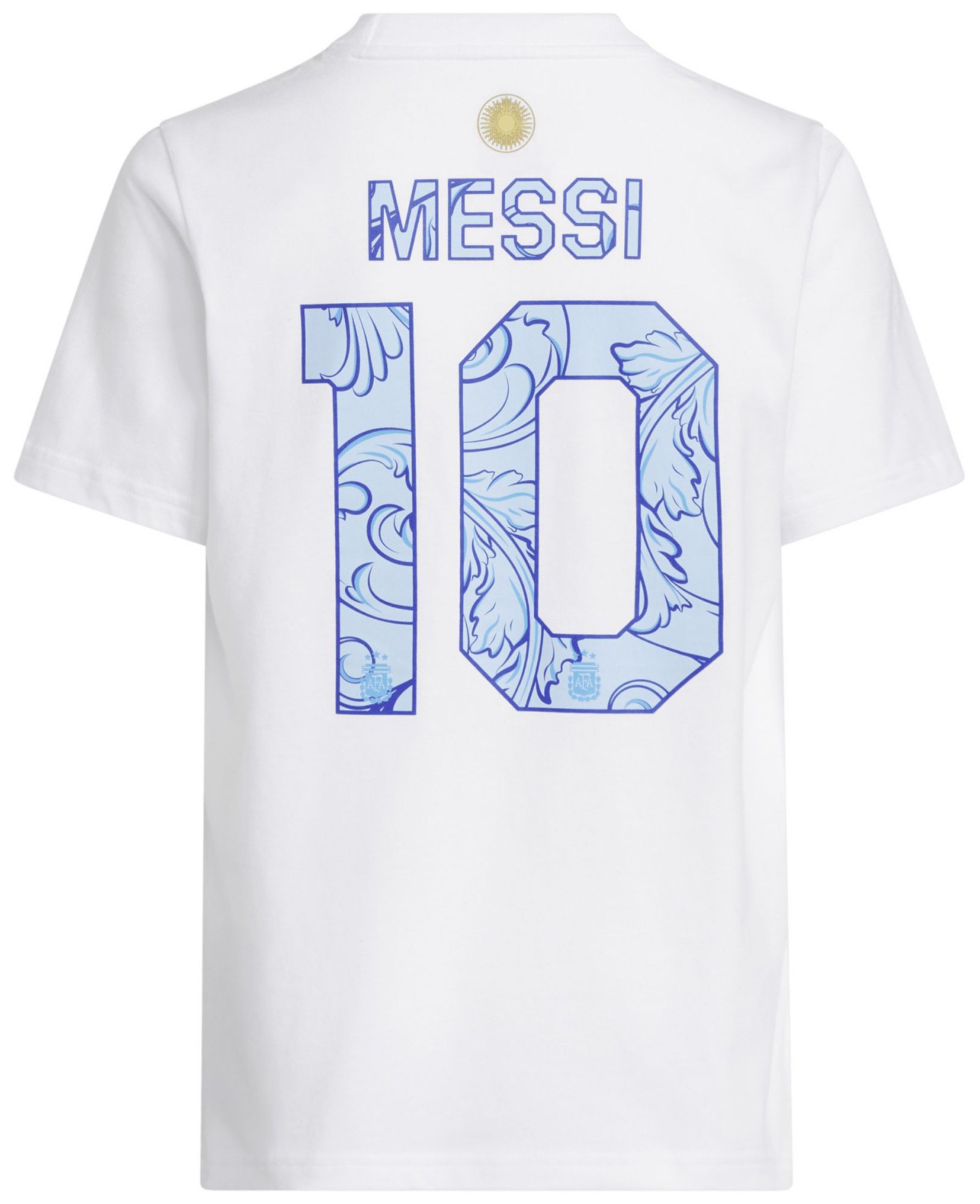 adidas Youth Argentina Lionel Messi #10 White 2026 Away Jersey product image
