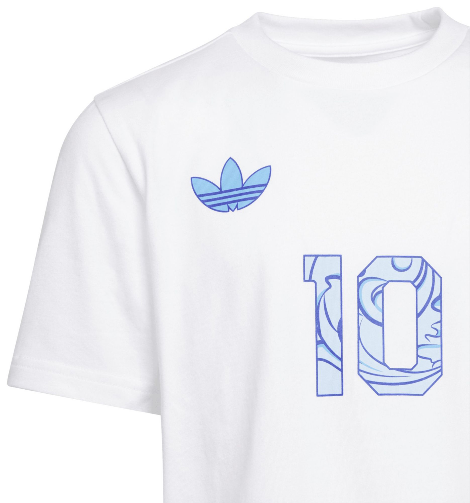 adidas Youth Argentina Lionel Messi #10 White 2026 Away Jersey product image