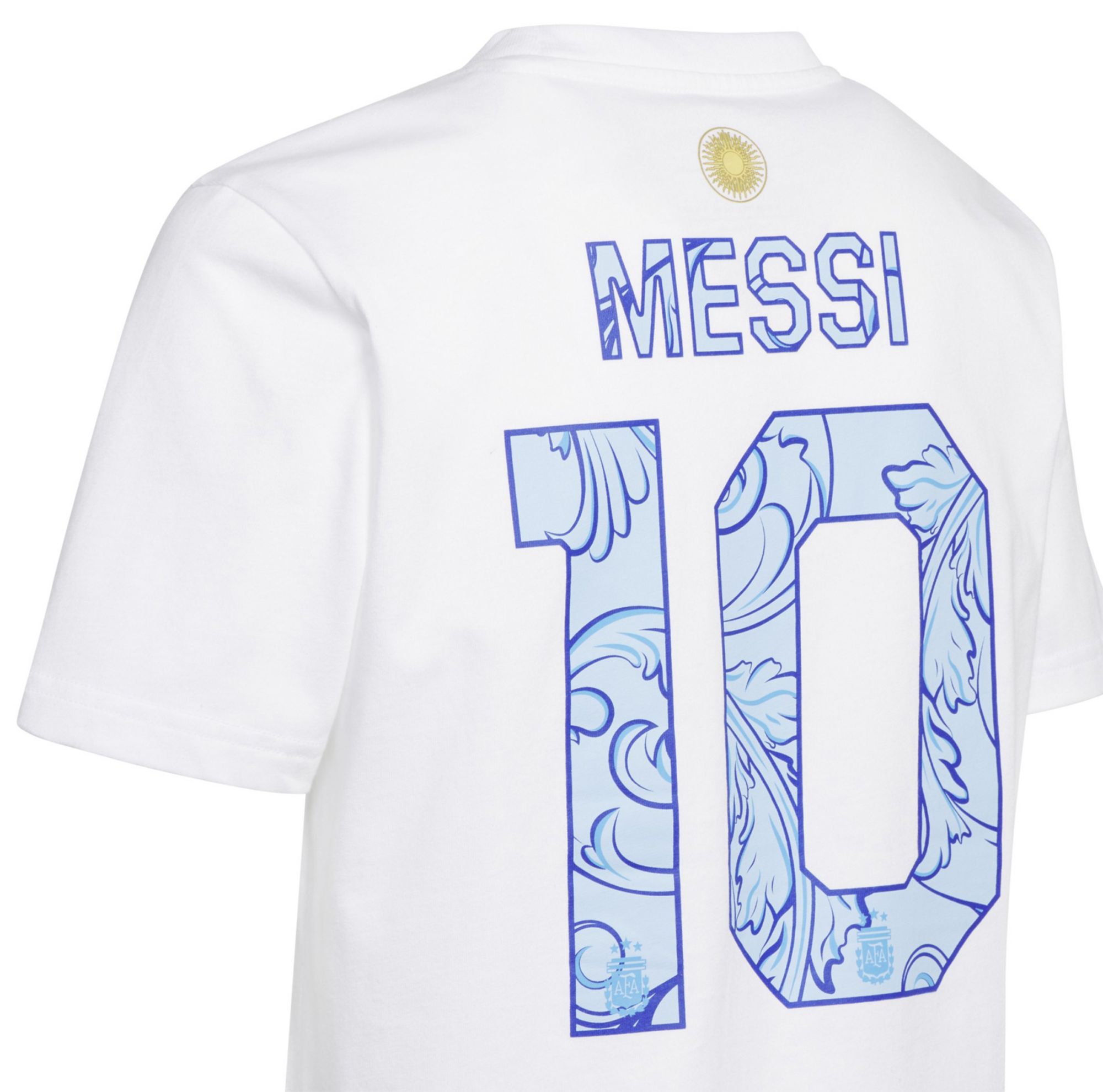 adidas Youth Argentina Lionel Messi #10 White 2026 Away Jersey product image