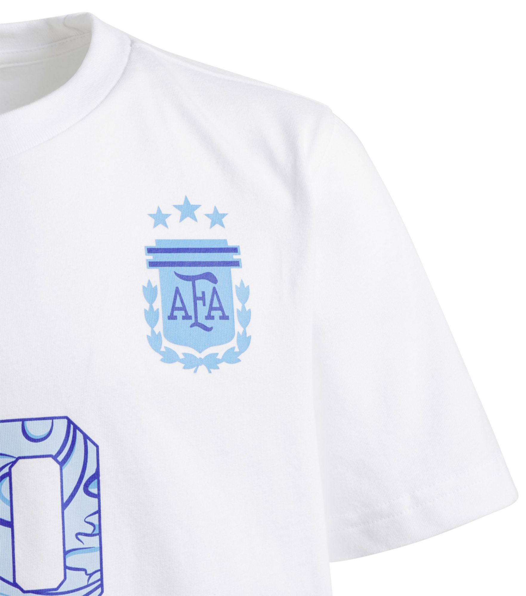 adidas Youth Argentina Lionel Messi #10 White 2026 Away Jersey product image