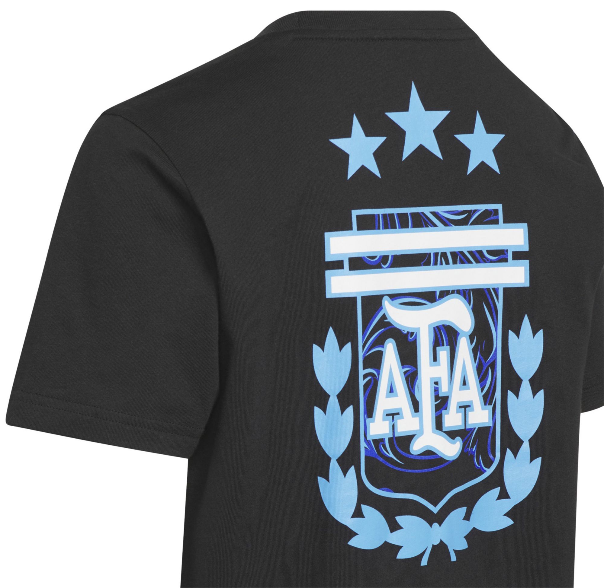 adidas Youth Argentina Black 2026 Away T-Shirt product image