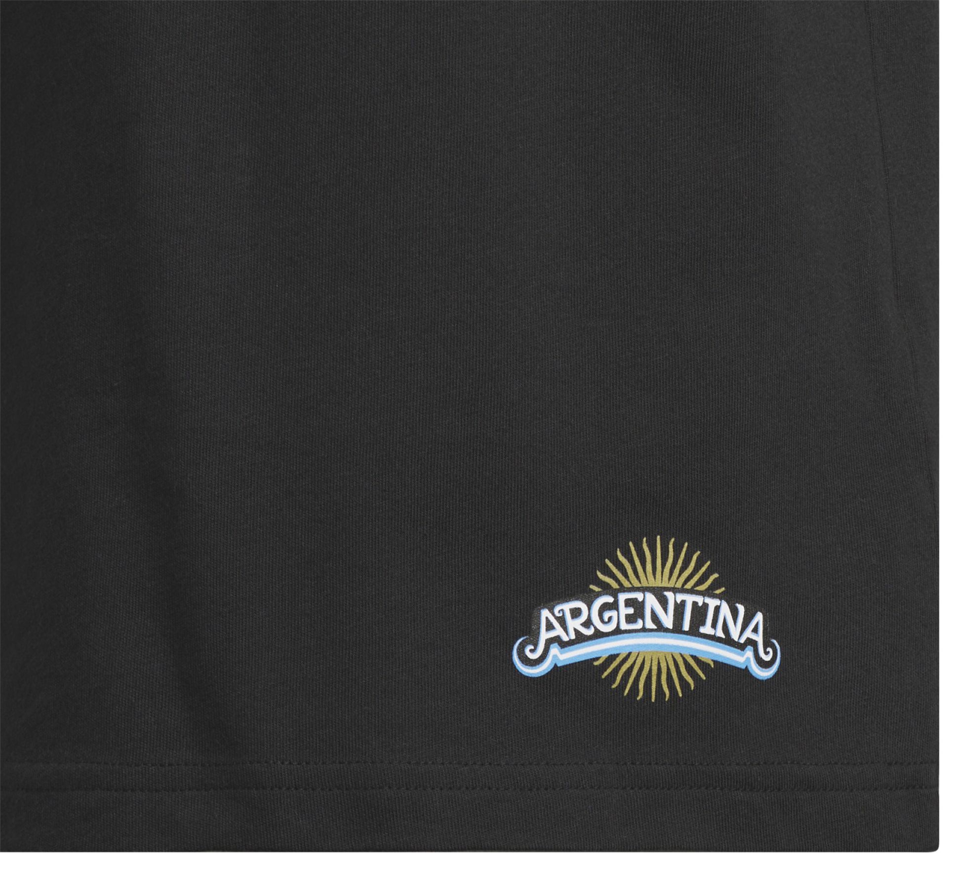 adidas Youth Argentina Black 2026 Away T-Shirt product image