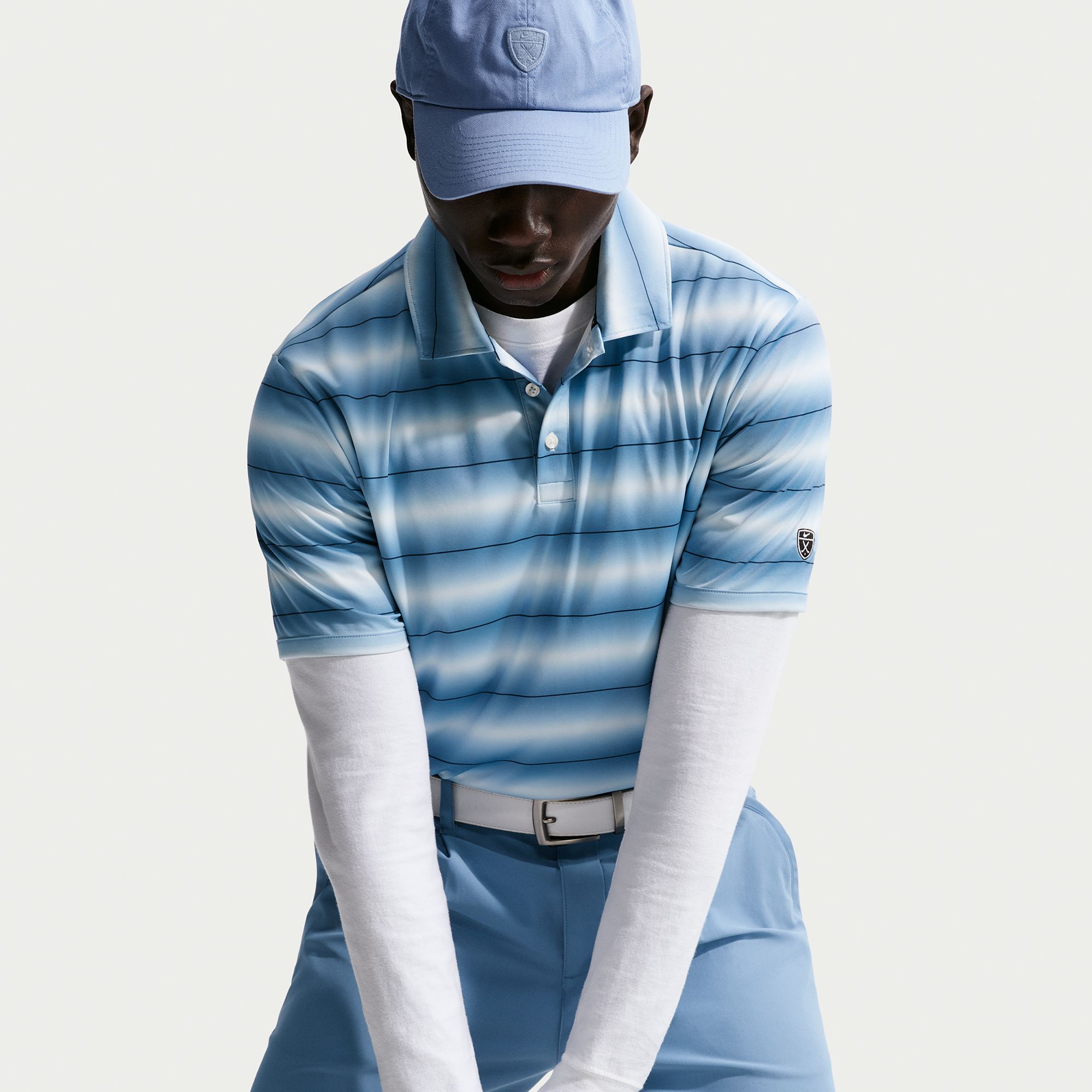 Nike Men's Par Dri-FIT Striped Golf Polo product image