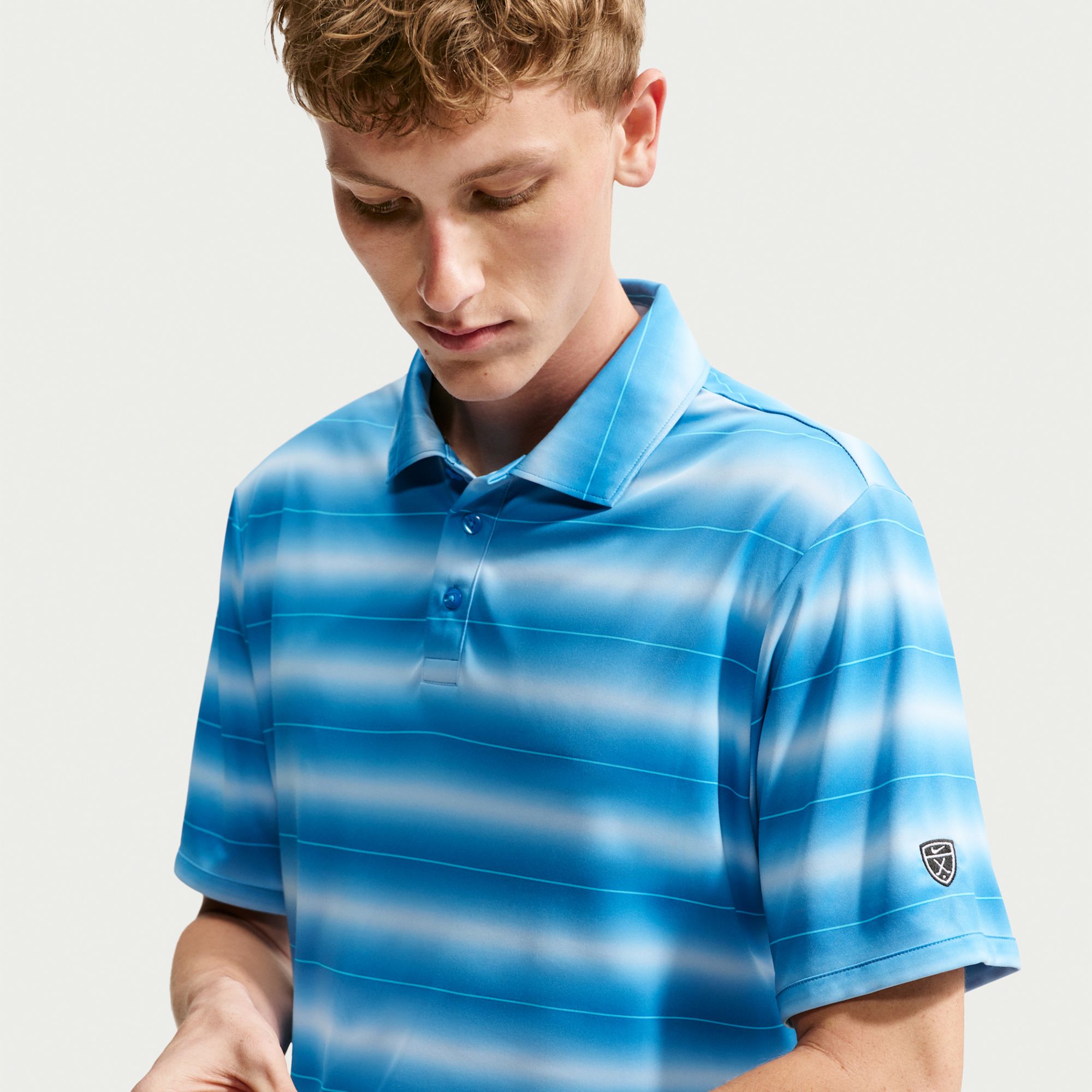 Nike Men's Par Dri-FIT Striped Golf Polo product image