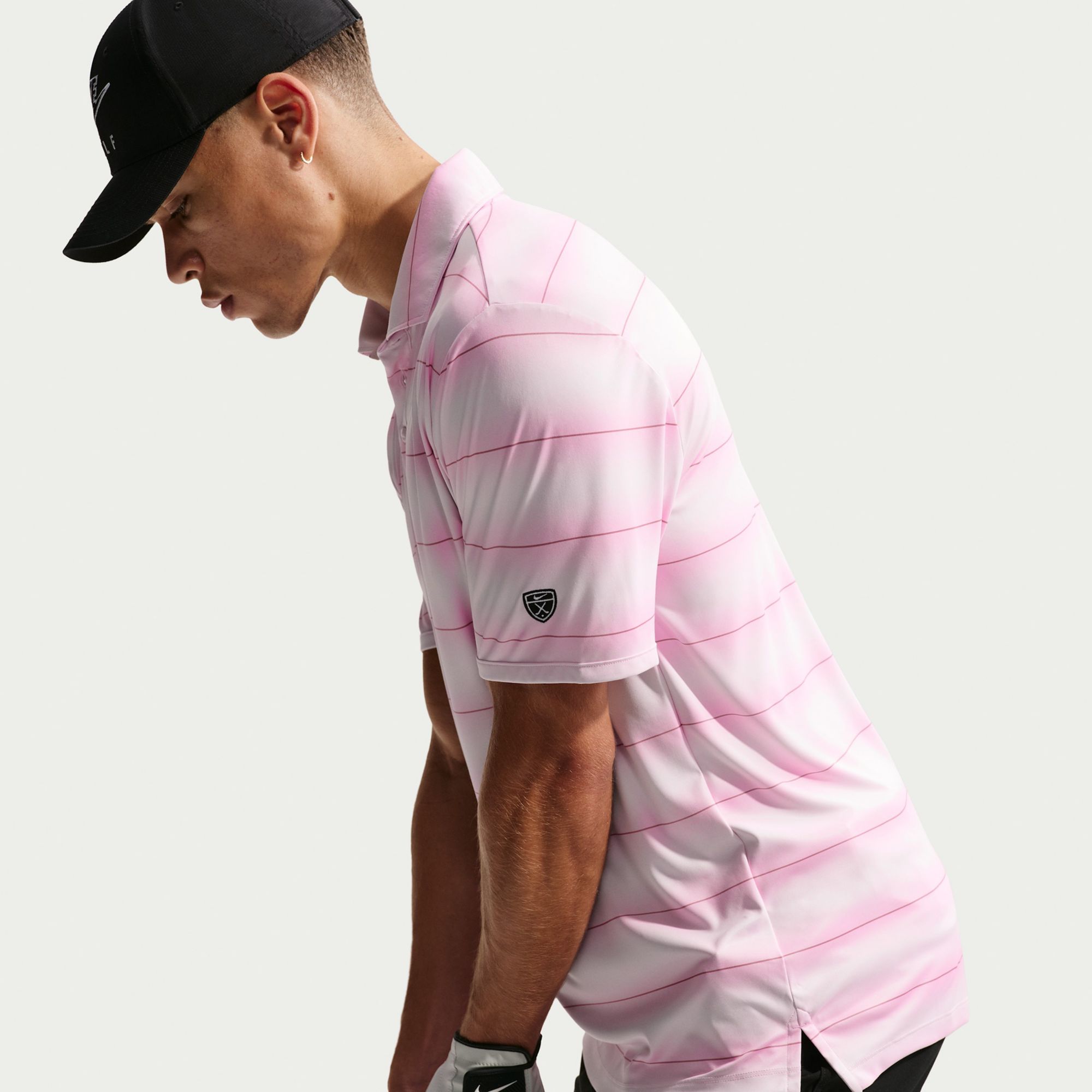 Nike Men's Par Dri-FIT Striped Golf Polo product image