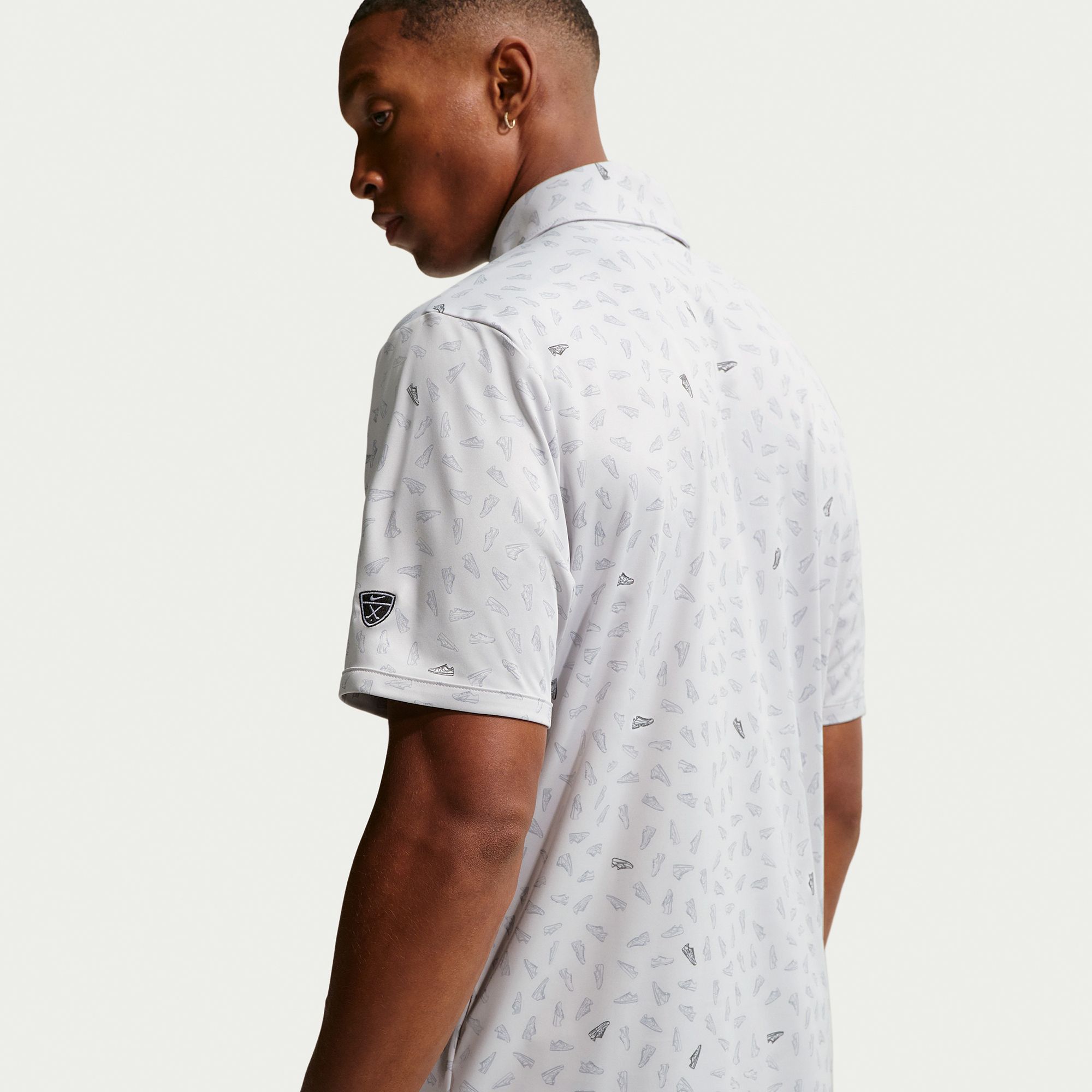 Nike Men's Par Dri-FIT Shoe Print Golf Polo product image