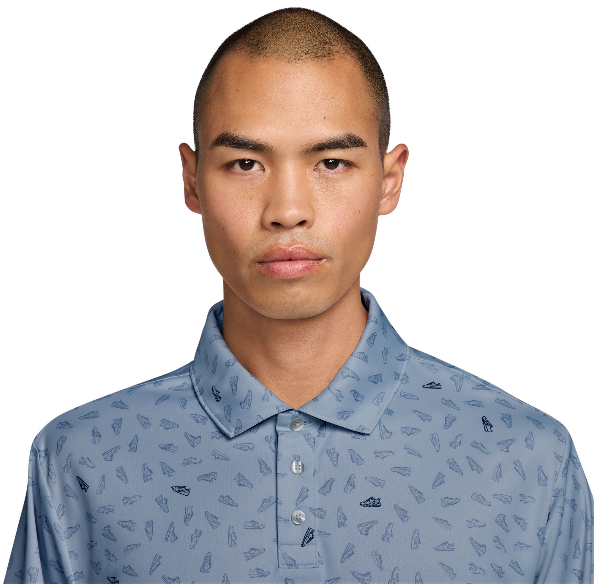 Nike Men's Par Dri-FIT Shoe Print Golf Polo product image