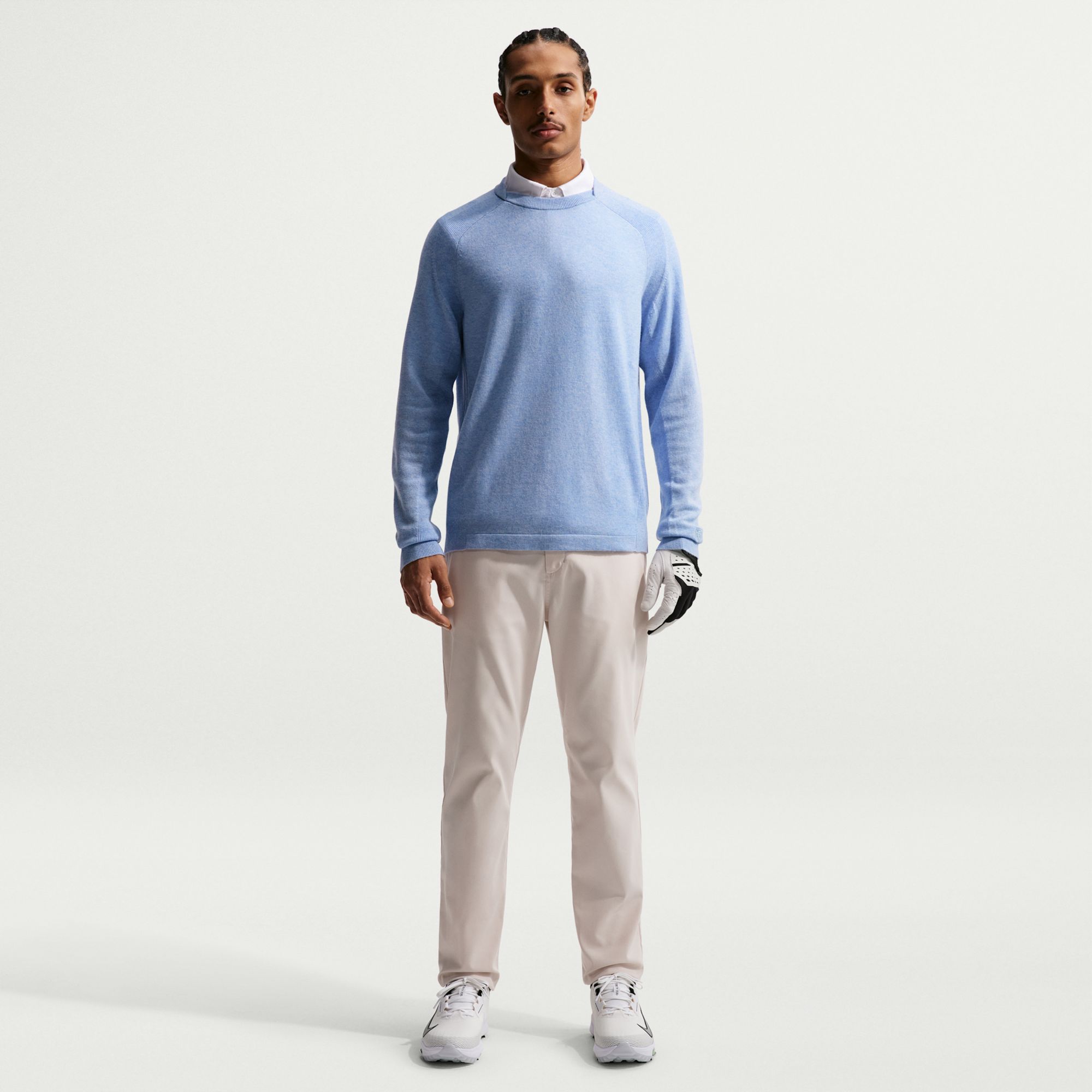 Nike Men's Tailored Performance Long Sleeve Crewneck Golf Sweater product image