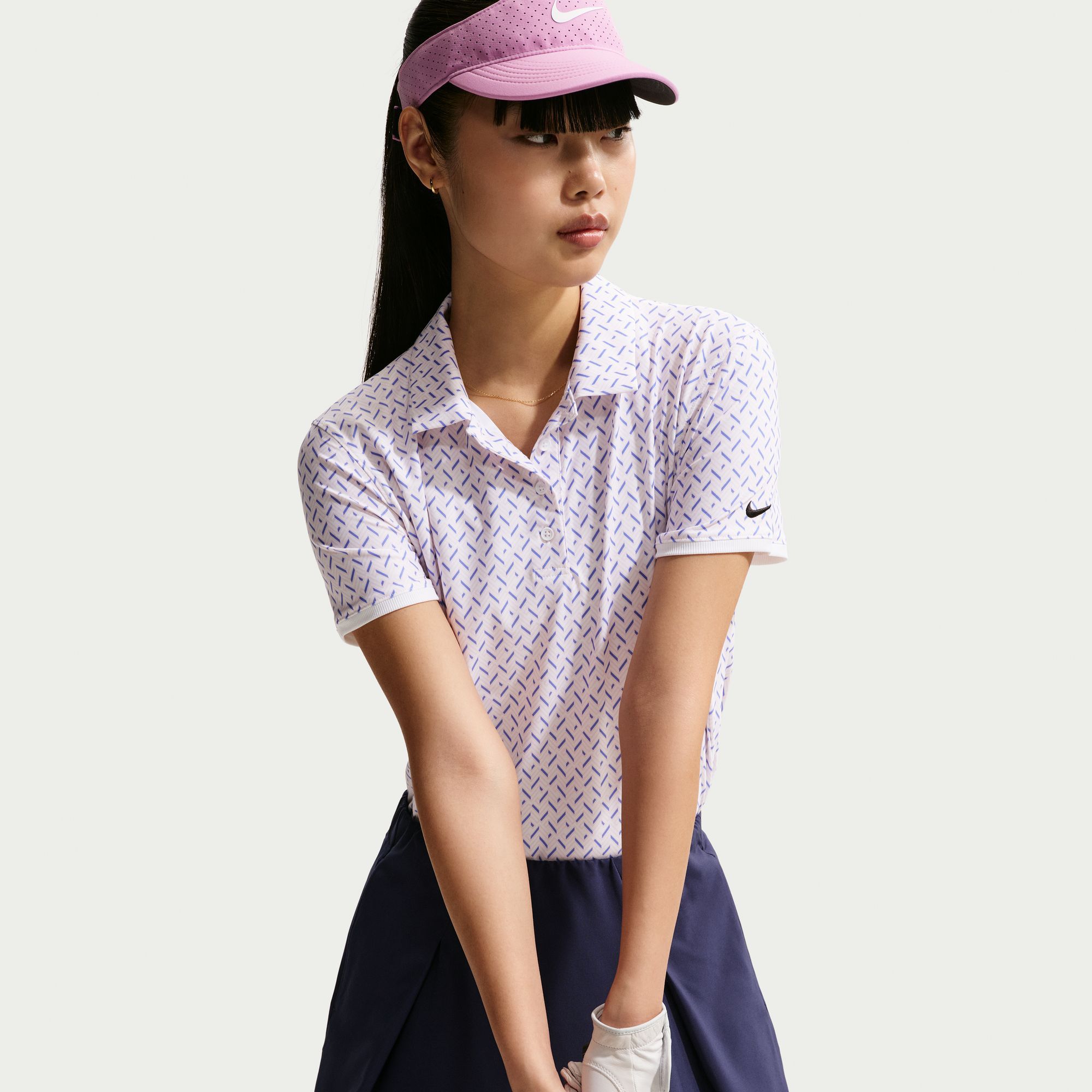Nike Women's Victory Dri-FIT Short Sleeve Printed Golf Polo product image