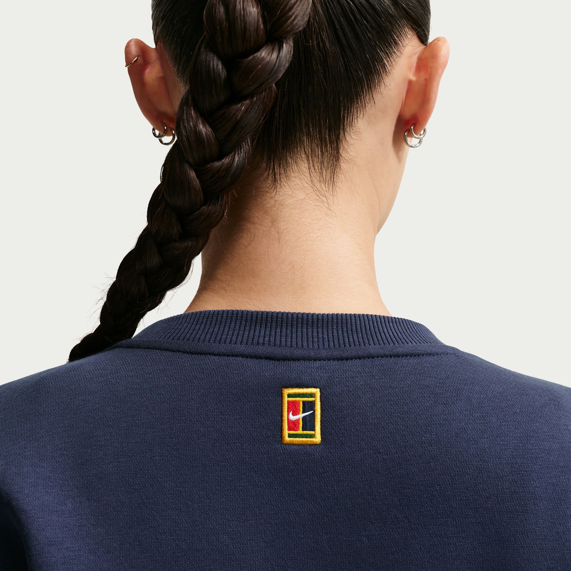 Nike Women's Court Collection French Terry Crewneck Tennis Shirt product image