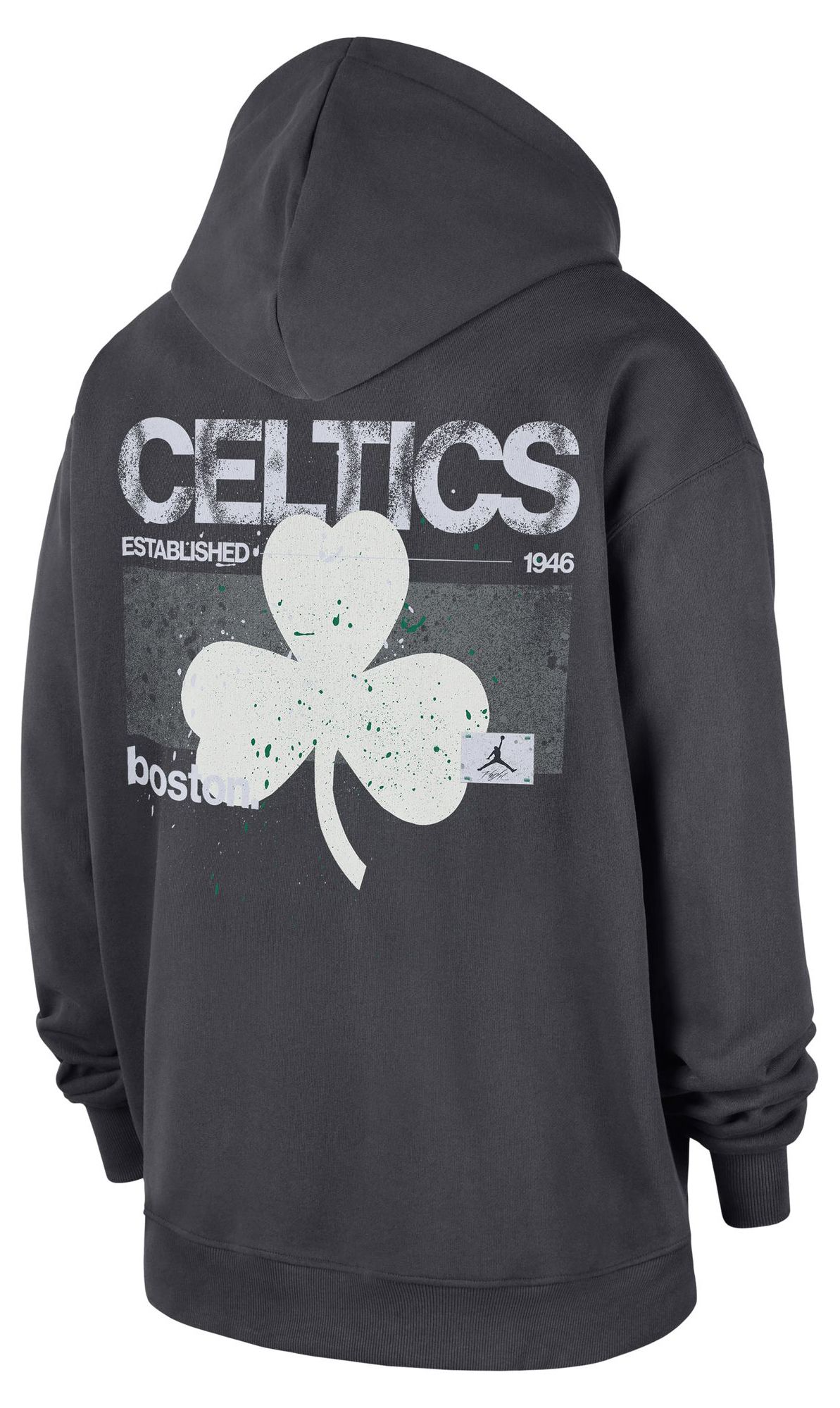 Jordan Men's Boston Celtics Gray Statement Hoodie product image