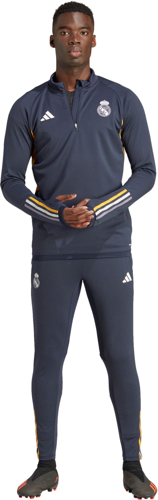 adidas Real Madrid 2023 Navy Training Quarter-Zip Pullover Shirt product image