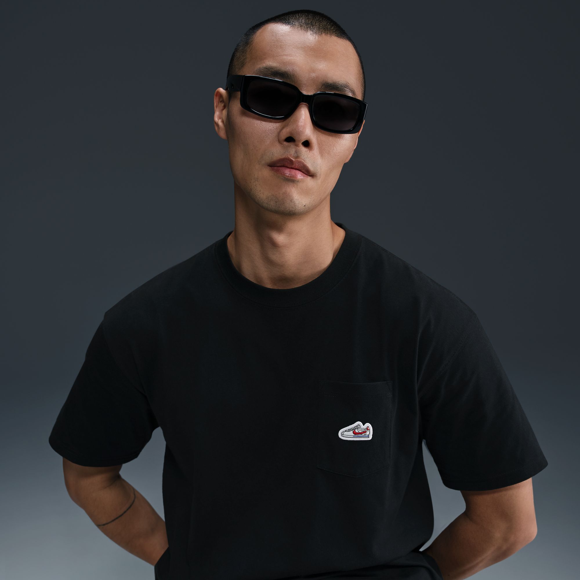 Nike Men's Sportwear Max90 Cortez Sneaker Patch Graphic T-Shirt product image