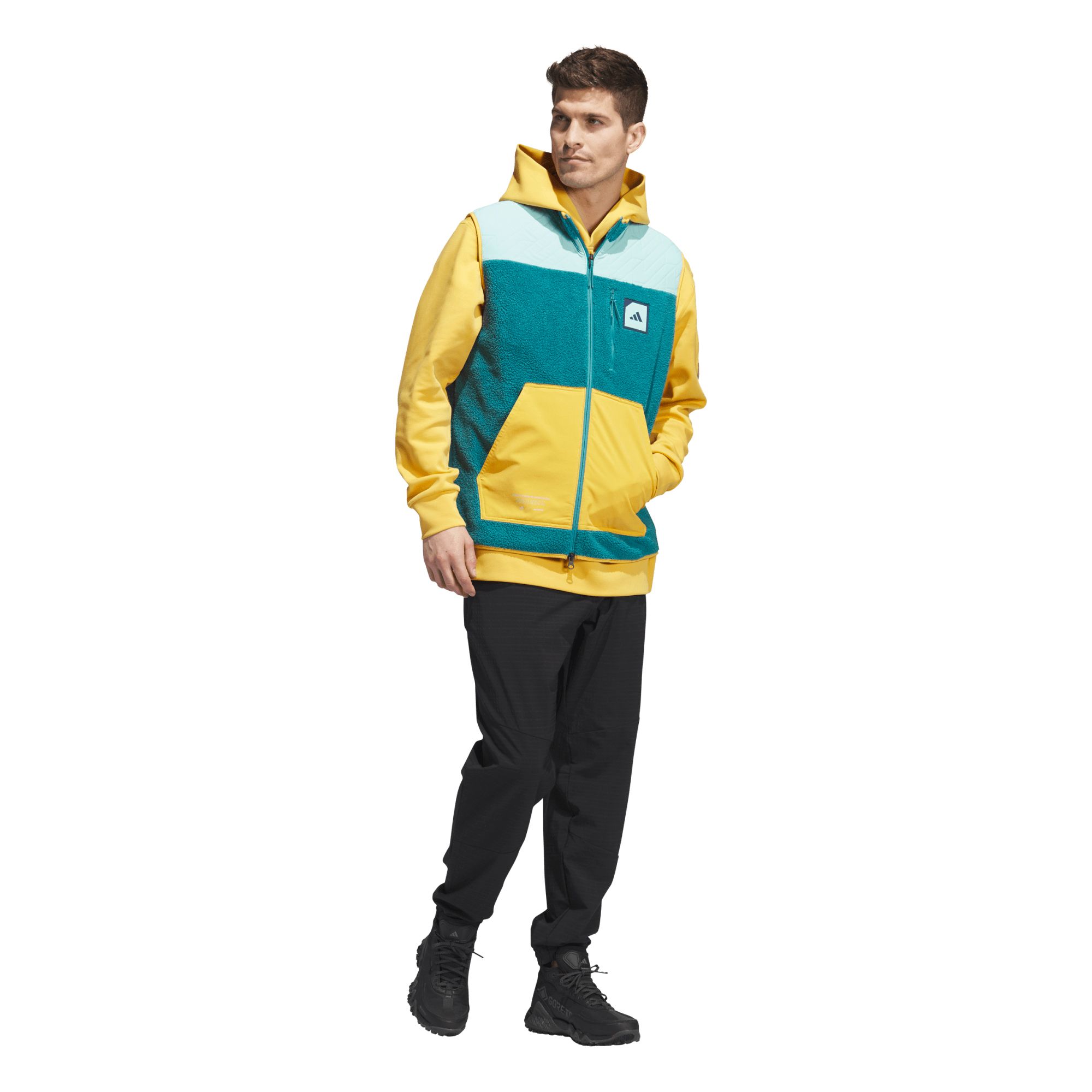 adidas Men's Adicross Padded Fleece Full-Zip Vest product image