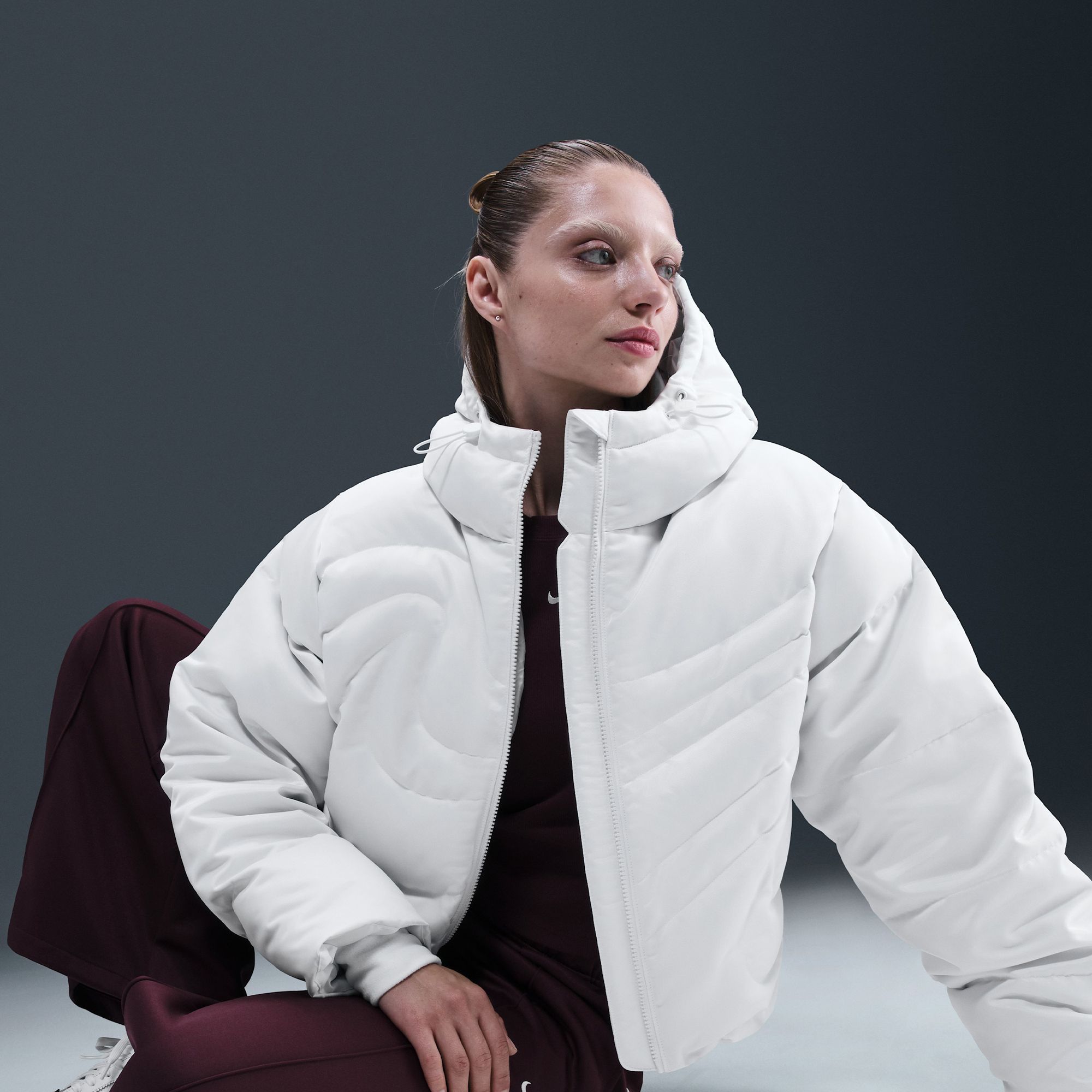 Nike Women's Sportswear Swoosh Series Therma-FIT Oversized Down Jacket product image
