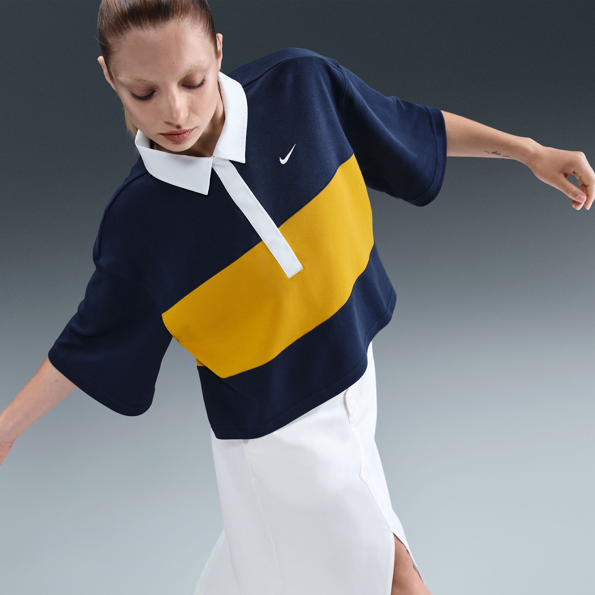 Nike Women's Sportswear Street Short Sleeve Polo product image