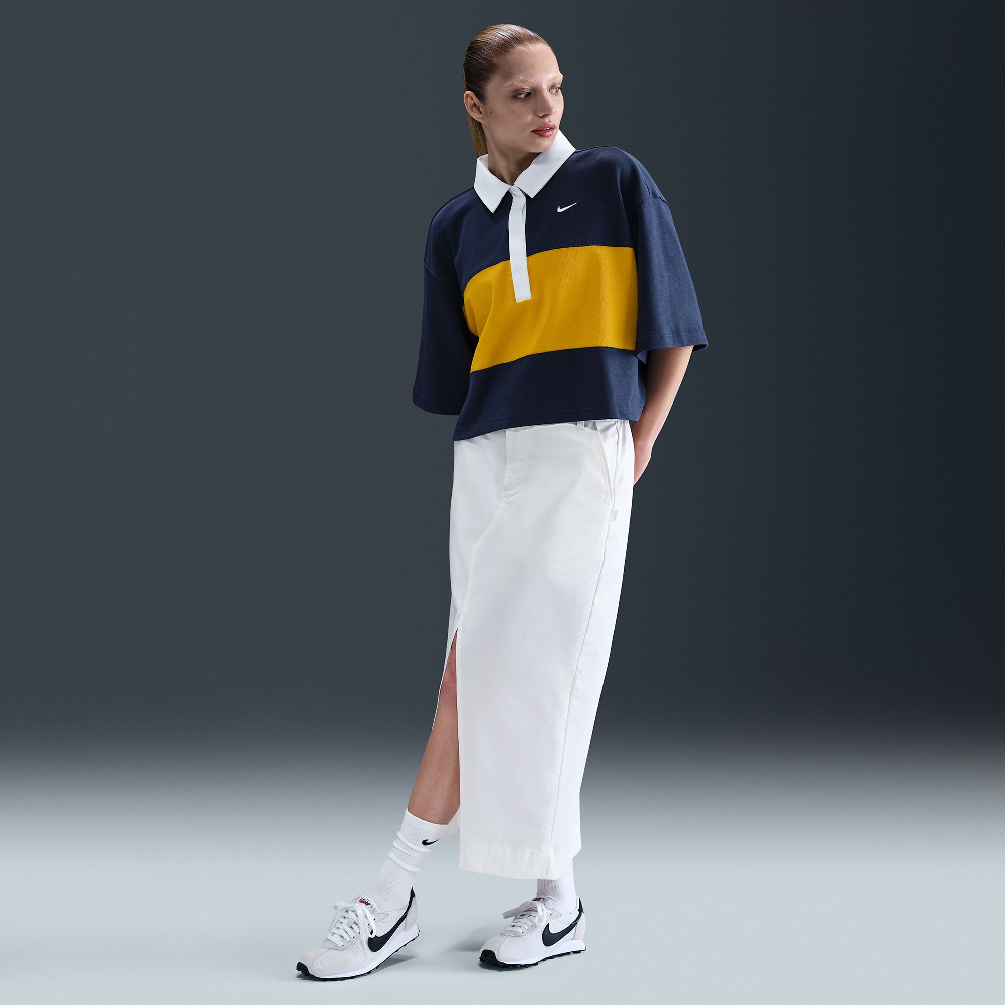 Nike Women's Sportswear Street Short Sleeve Polo product image