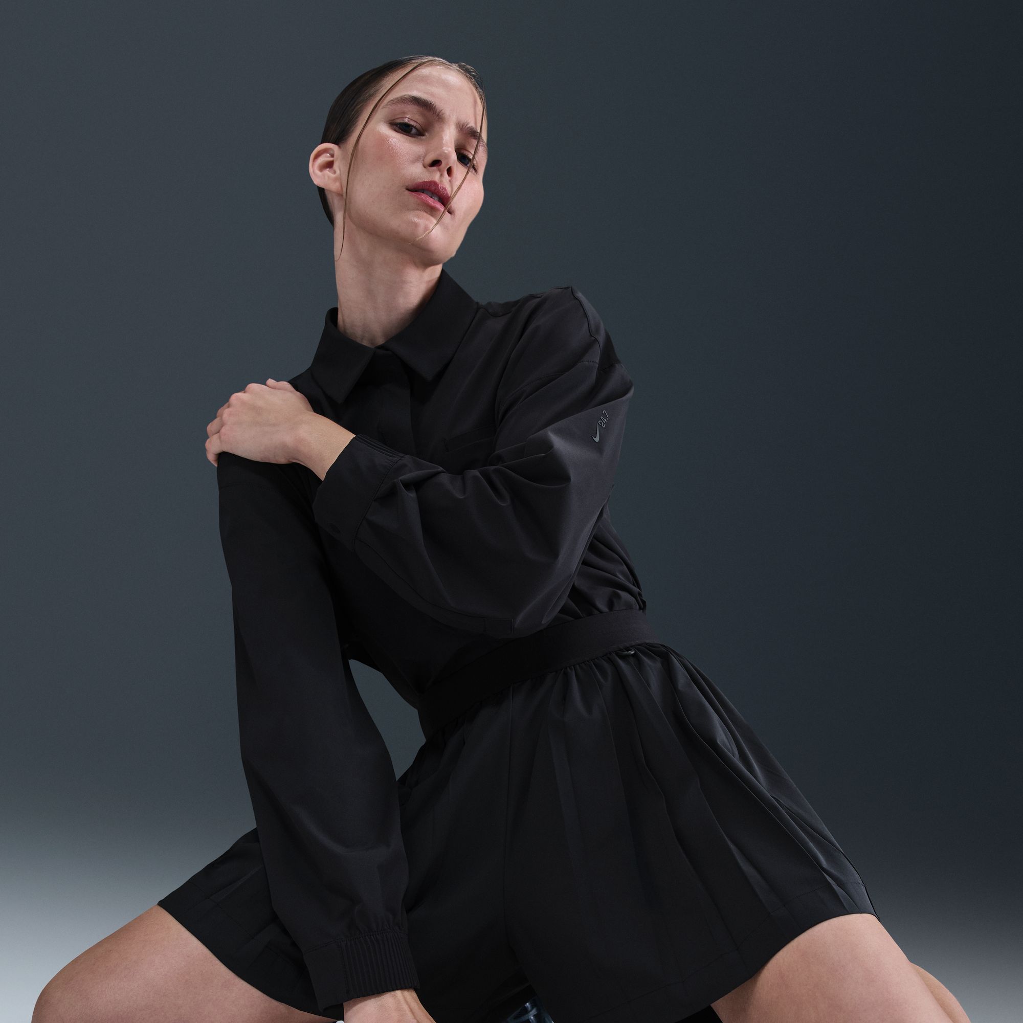 Nike Women's 24.7 PerfectStretch Dri-FIT High-Waisted Loose Pleated Skort product image