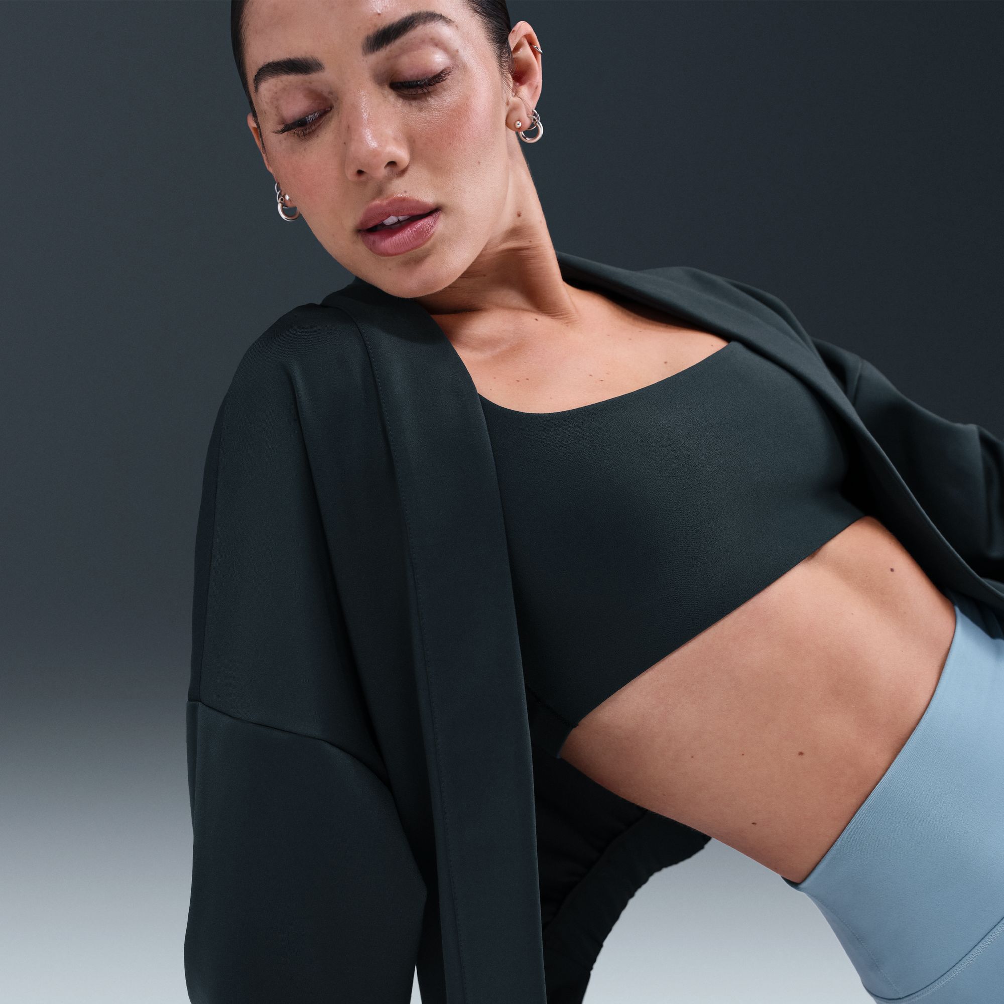 Nike Women's Zenvy Dri-FIT Long-Sleeve Cardigan product image