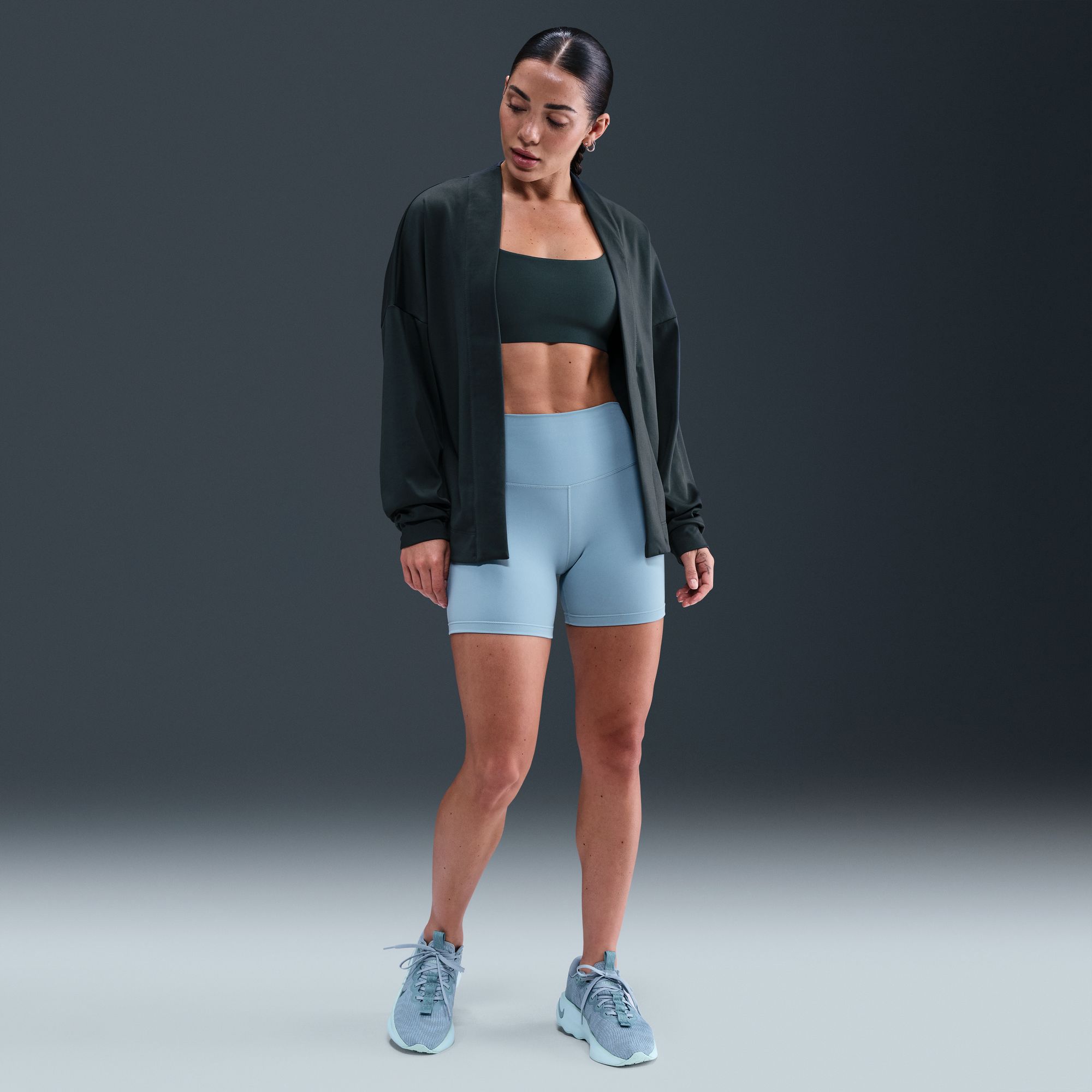 Nike Women's Zenvy Dri-FIT Long-Sleeve Cardigan product image