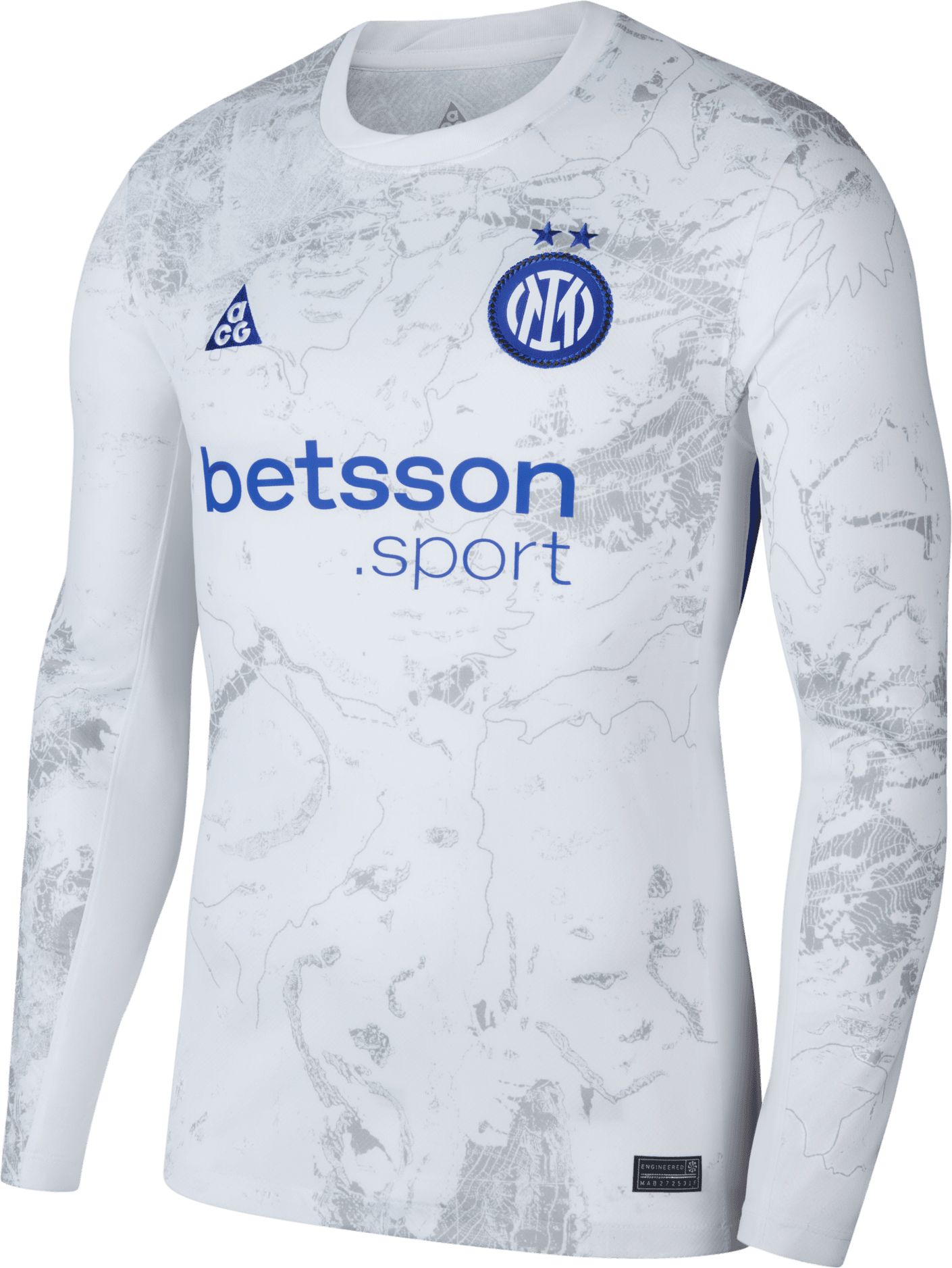 Nike Adult Inter Milan 2025-26 ACG Fourth White Replica Long Sleeve Jersey product image