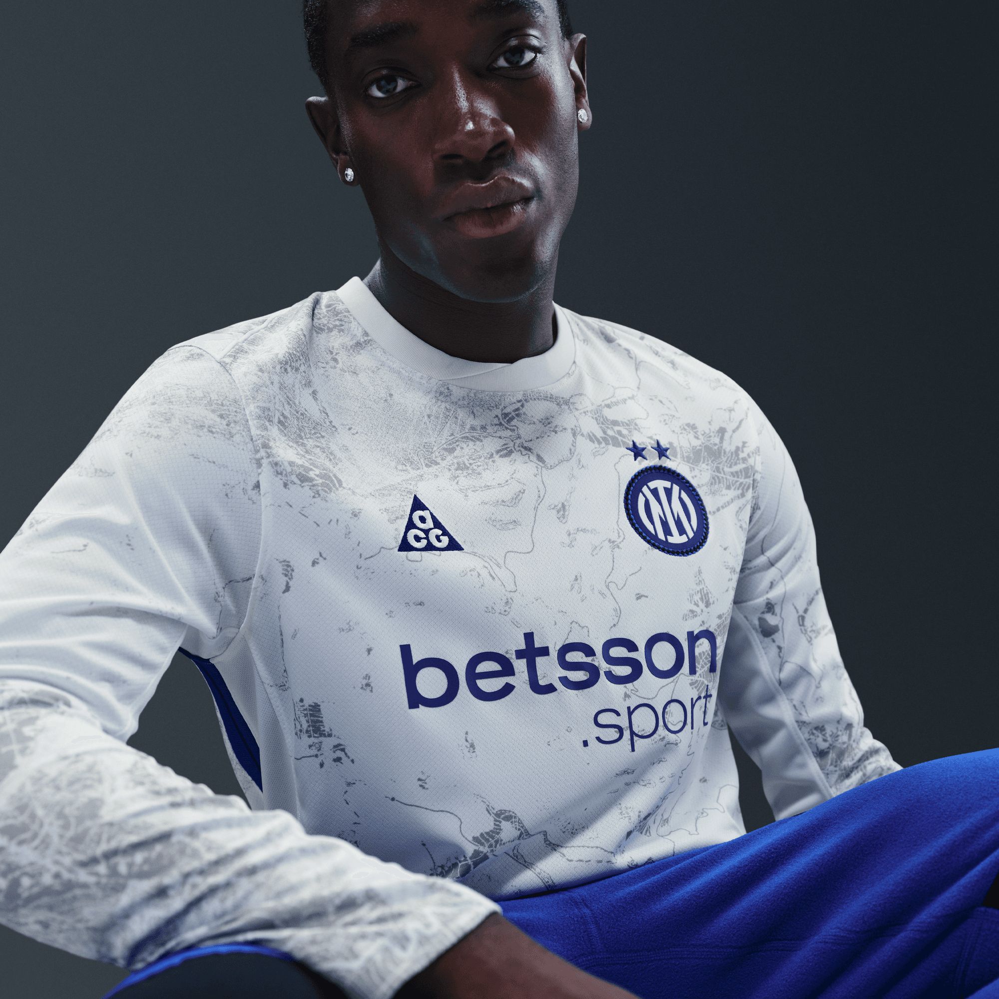 Nike Adult Inter Milan 2025-26 ACG Fourth White Replica Long Sleeve Jersey product image