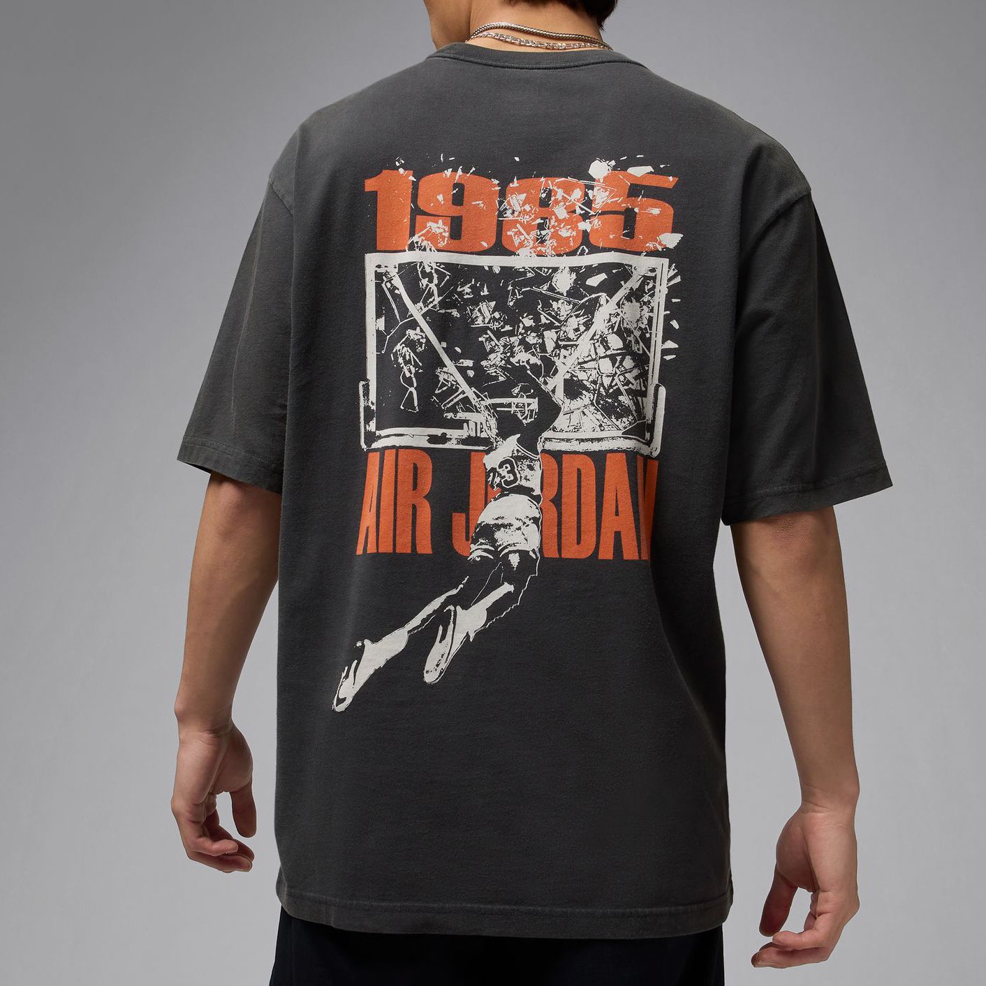 Jordan Men's Brooklyn Shattered Backboard Oversized Graphic T-Shirt product image