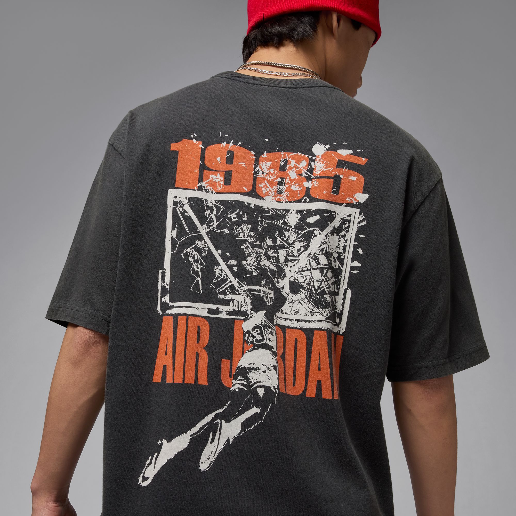 Jordan Men's Brooklyn Shattered Backboard Oversized Graphic T-Shirt product image