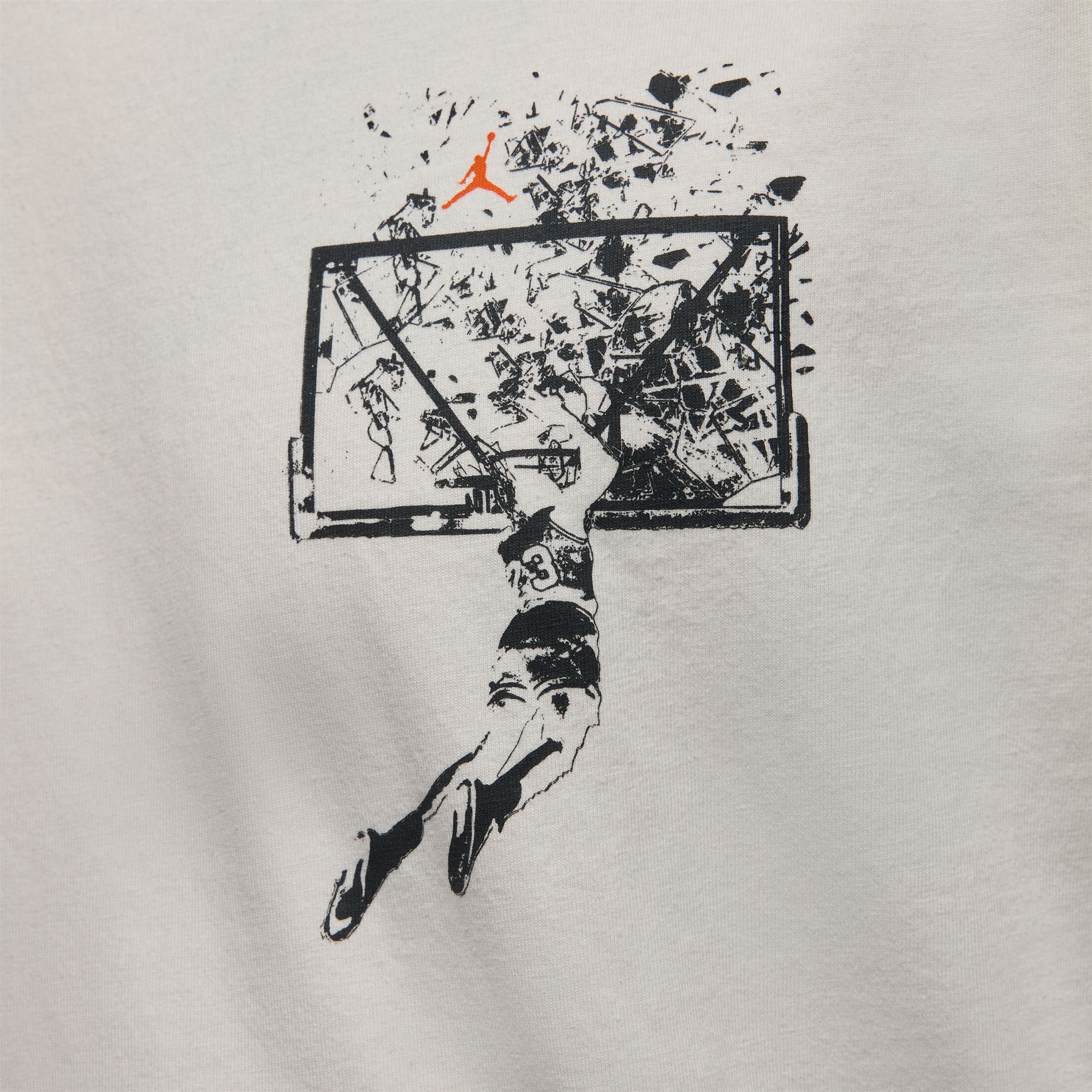 Jordan Men's Brooklyn Shattered Backboard Oversized Graphic T-Shirt product image