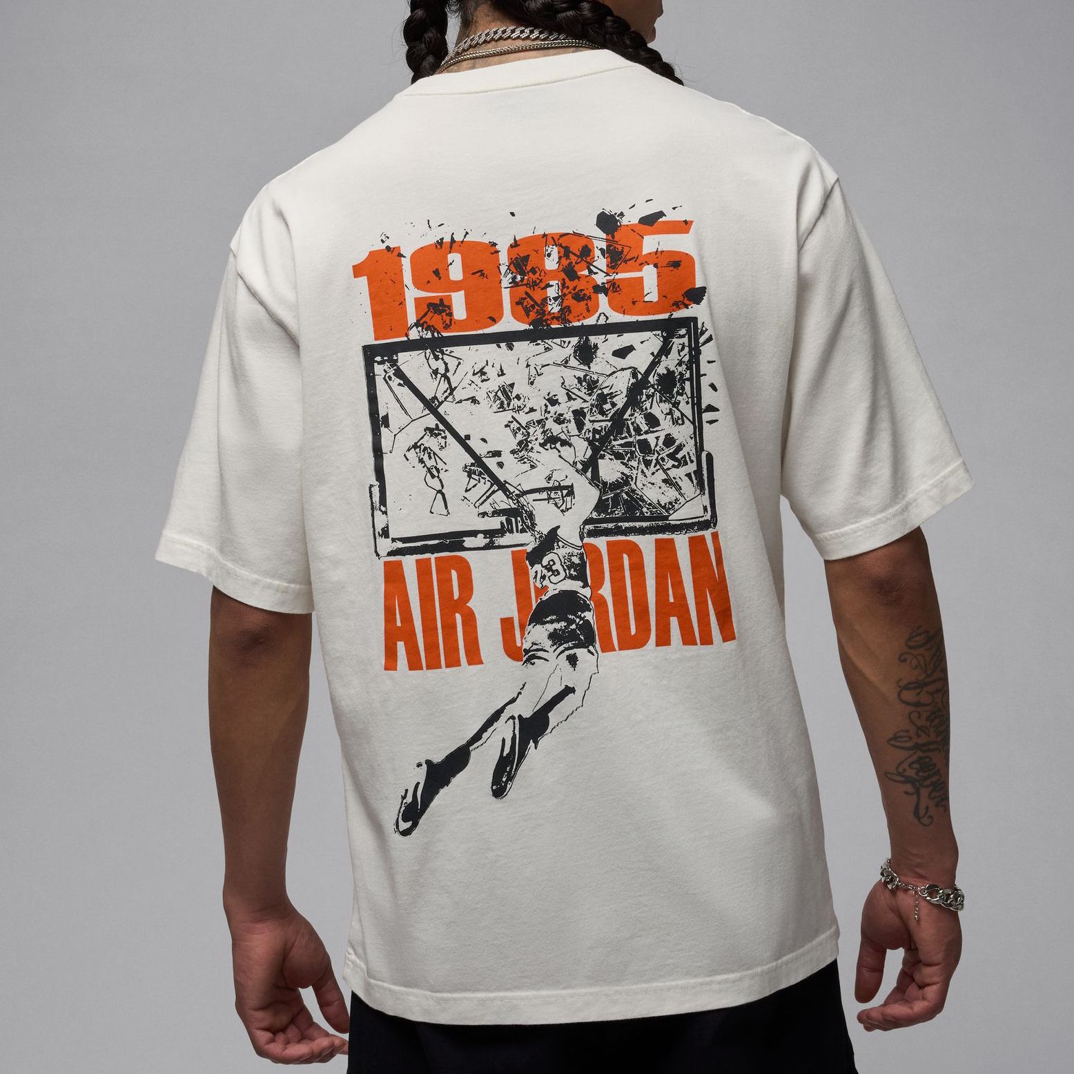Jordan Men's Brooklyn Shattered Backboard Oversized Graphic T-Shirt product image