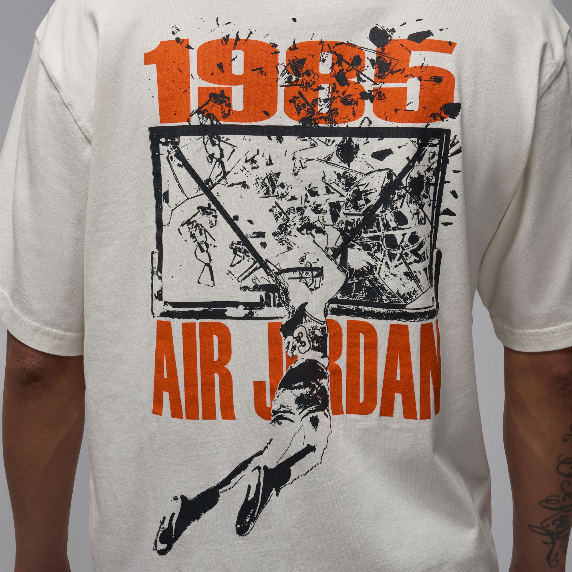 Jordan Men's Brooklyn Shattered Backboard Oversized Graphic T-Shirt product image