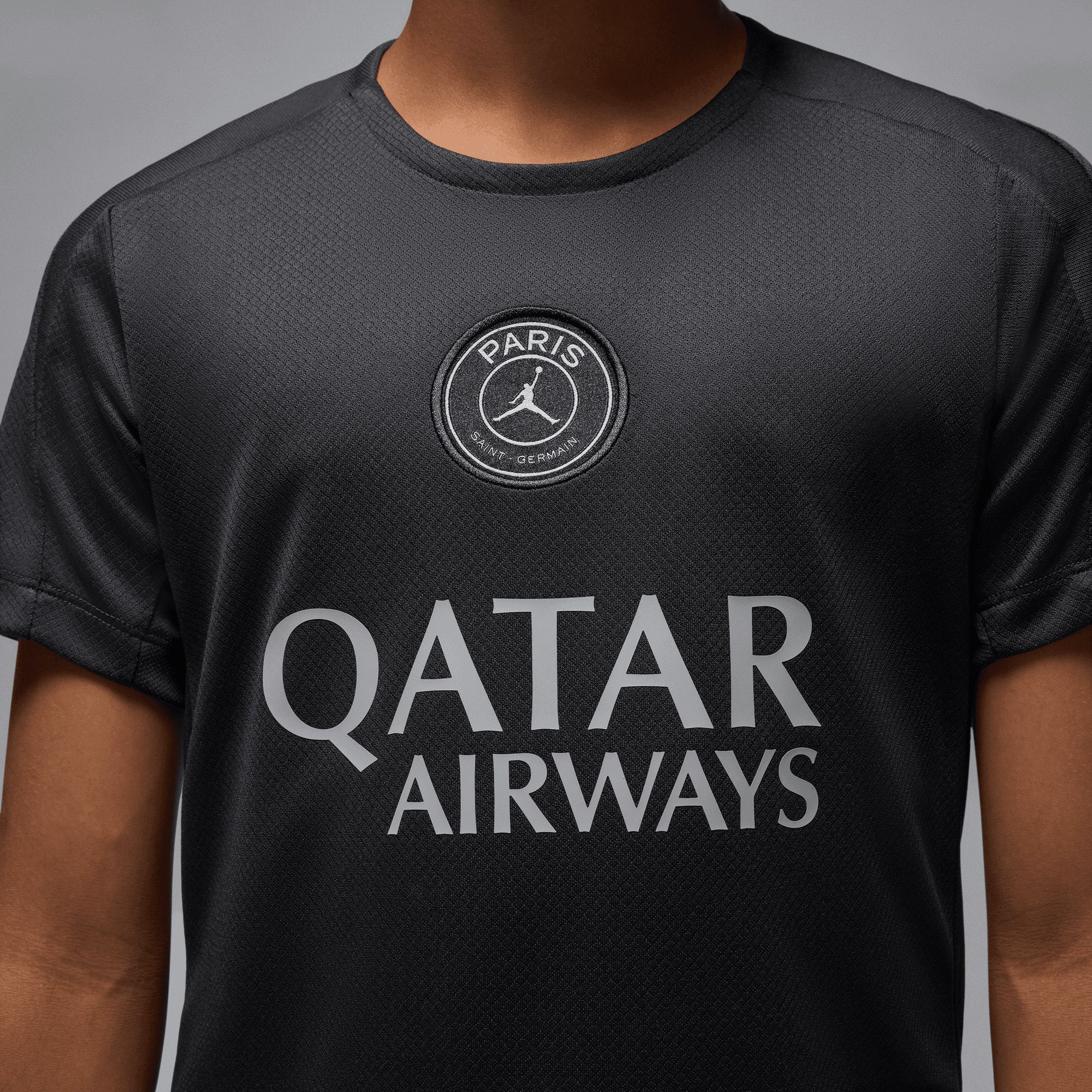 Jordan Youth Paris Saint-Germain Strike 2025-26 Fourth Black T-Shirt product image