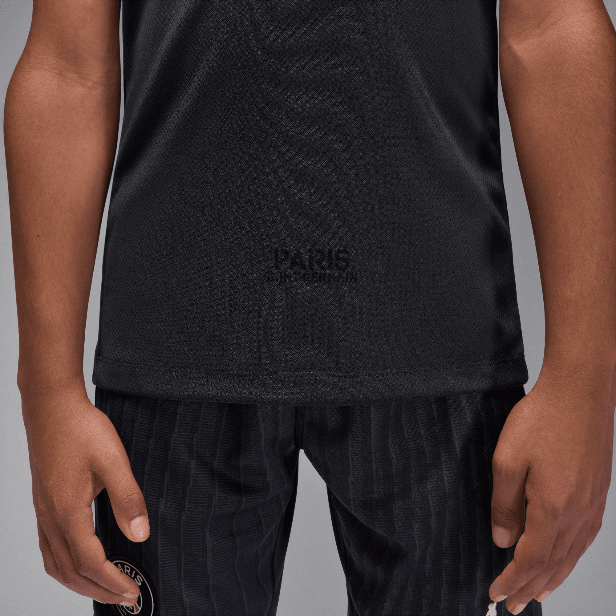 Jordan Youth Paris Saint-Germain Strike 2025-26 Fourth Black T-Shirt product image