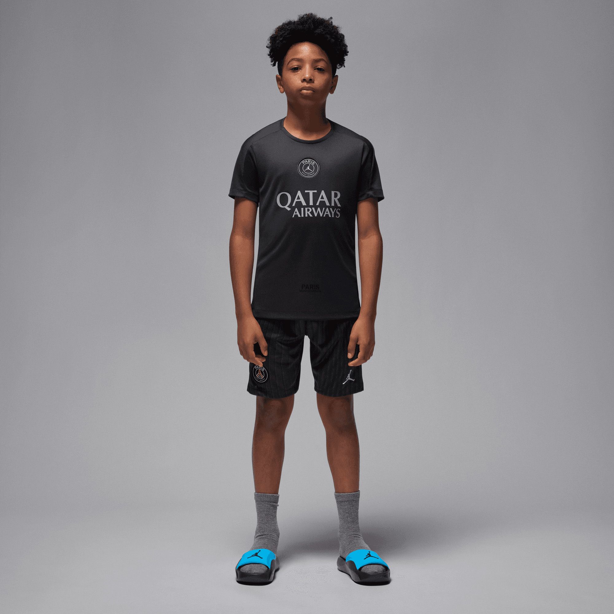 Jordan Youth Paris Saint-Germain Strike 2025-26 Fourth Black T-Shirt product image