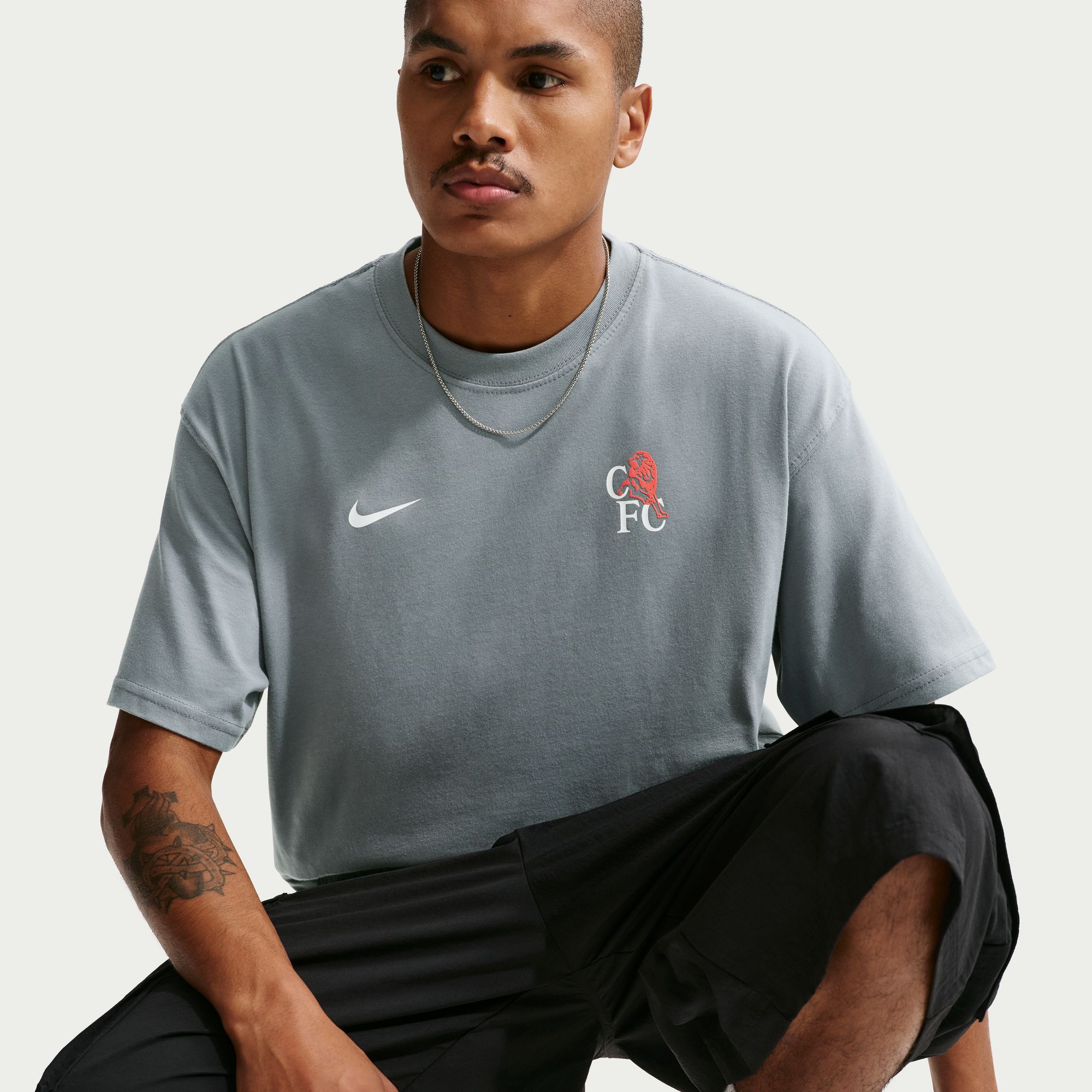 Nike Adult Chelsea FC Cool Gray 2025 Peak T-Shirt product image